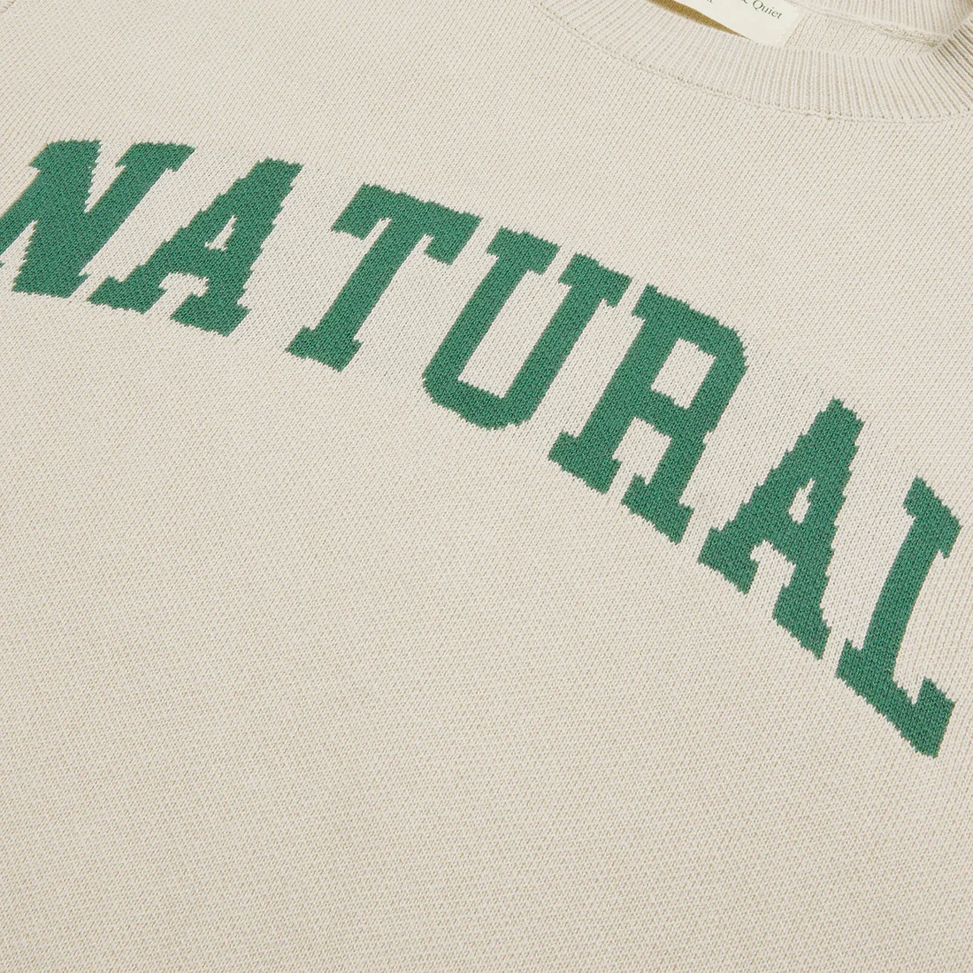 Museum Of Peace & Quiet Natural Jacquard Knit Sweater Bone - Image 4