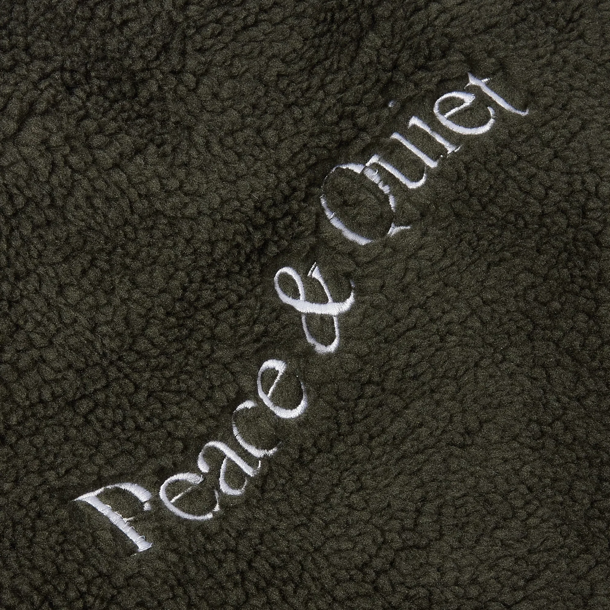 Museum of Peace & Quiet Wordmark Sherpa Tote Bag Forest - Image 2