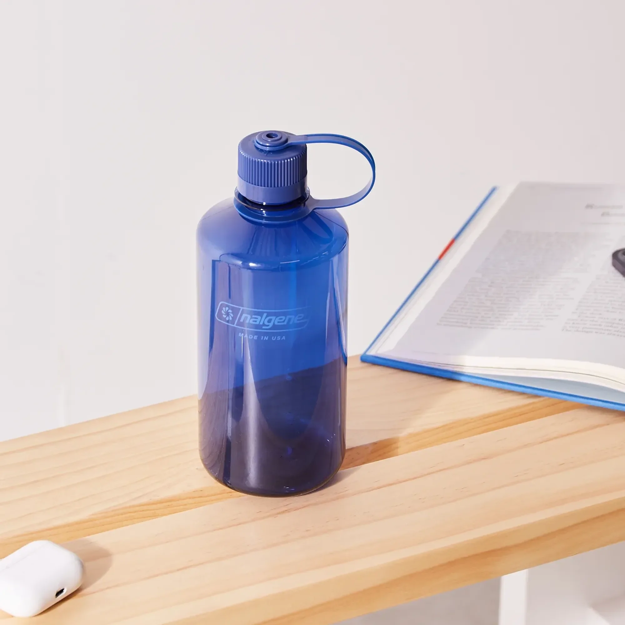 Nalgene Sustain Narrow Mouth Bottle Denim 1L - Image 2