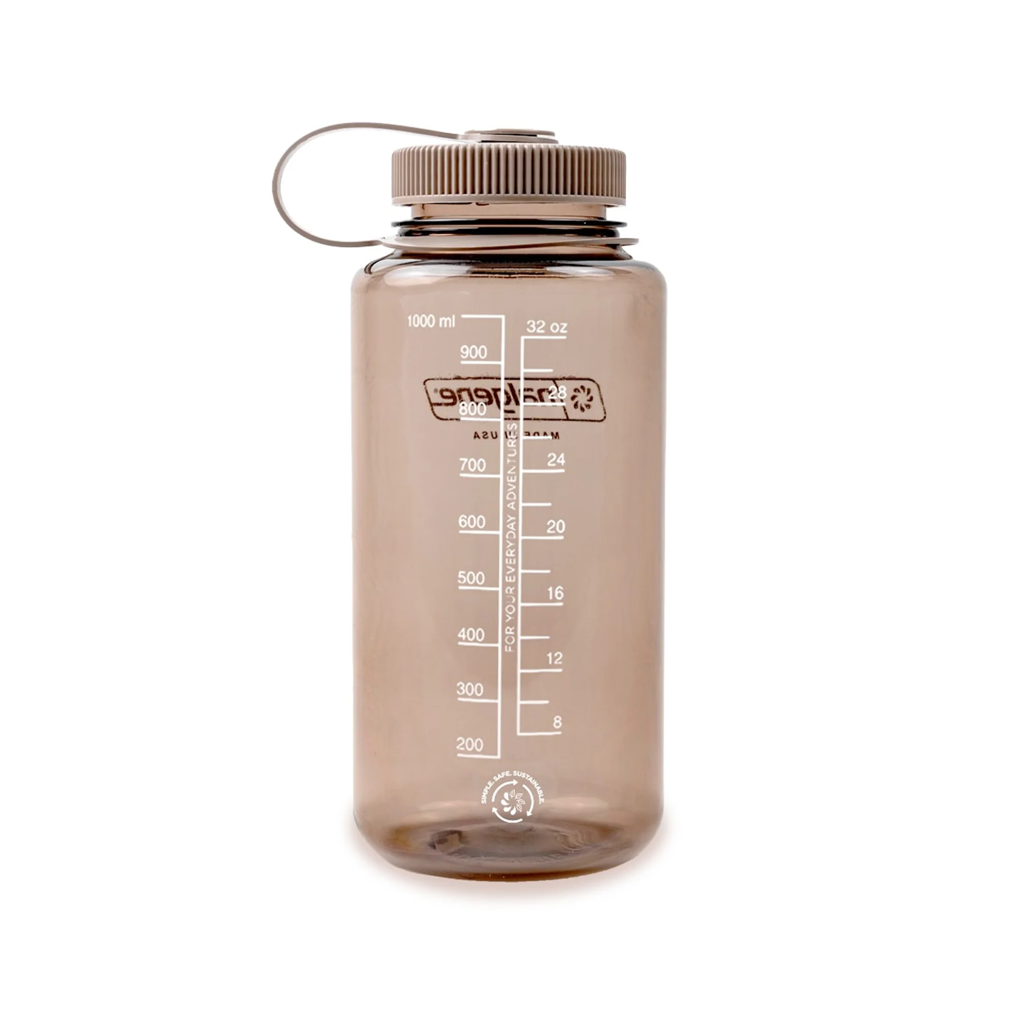 Nalgene Sustain Wide Mouth Bottle Mocha 1L - Image 3
