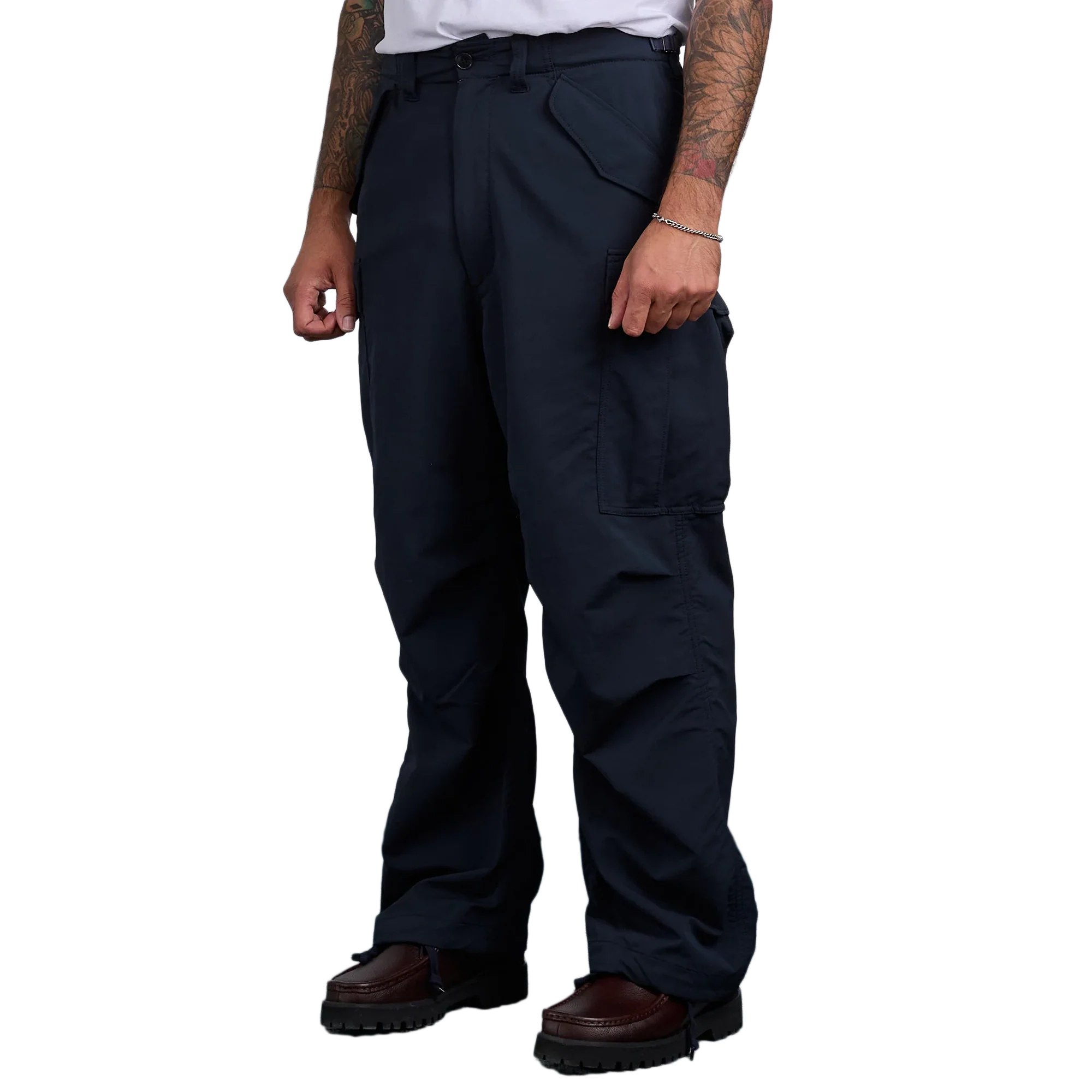 nanamica ALPHADRY Field Cargo Pants Dark Navy - Image 4