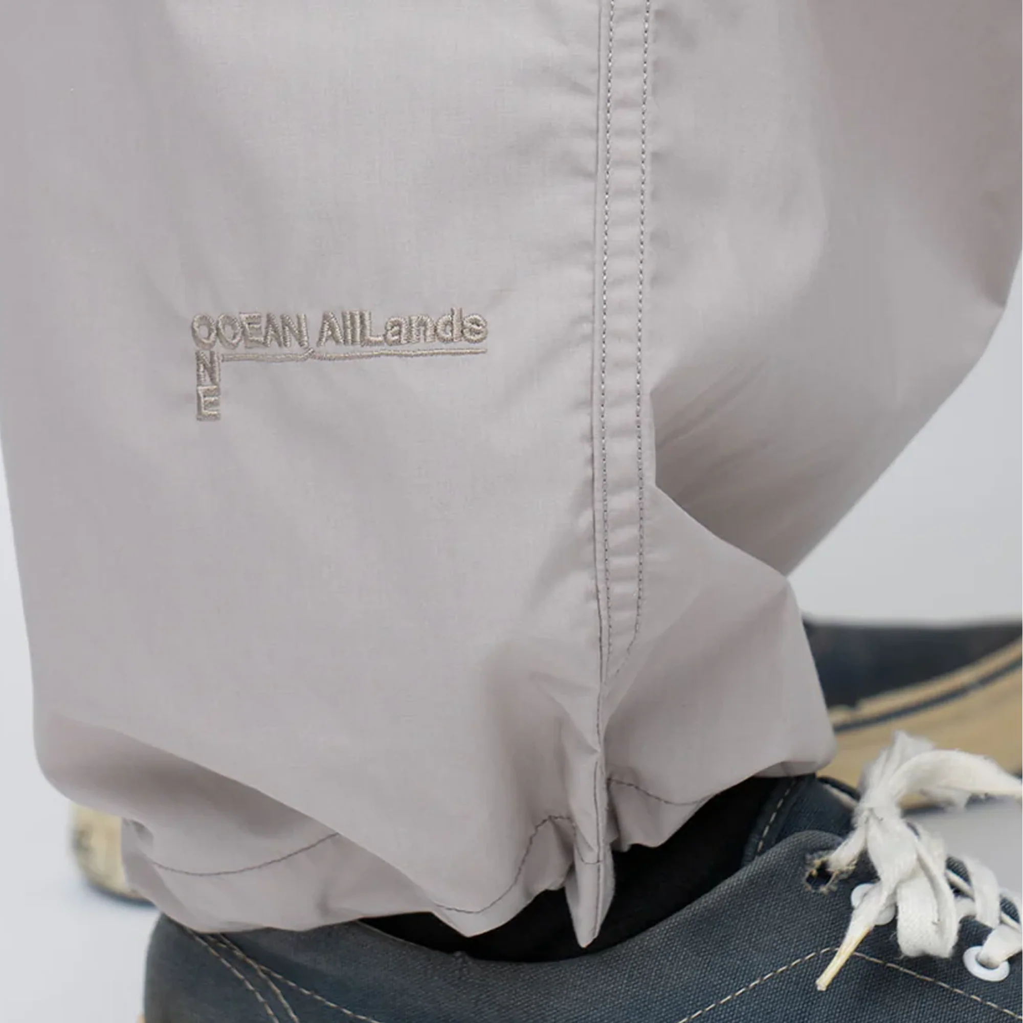 Nanamica Cargo Deck Pants Gray Beige S25SC006U - Image 8