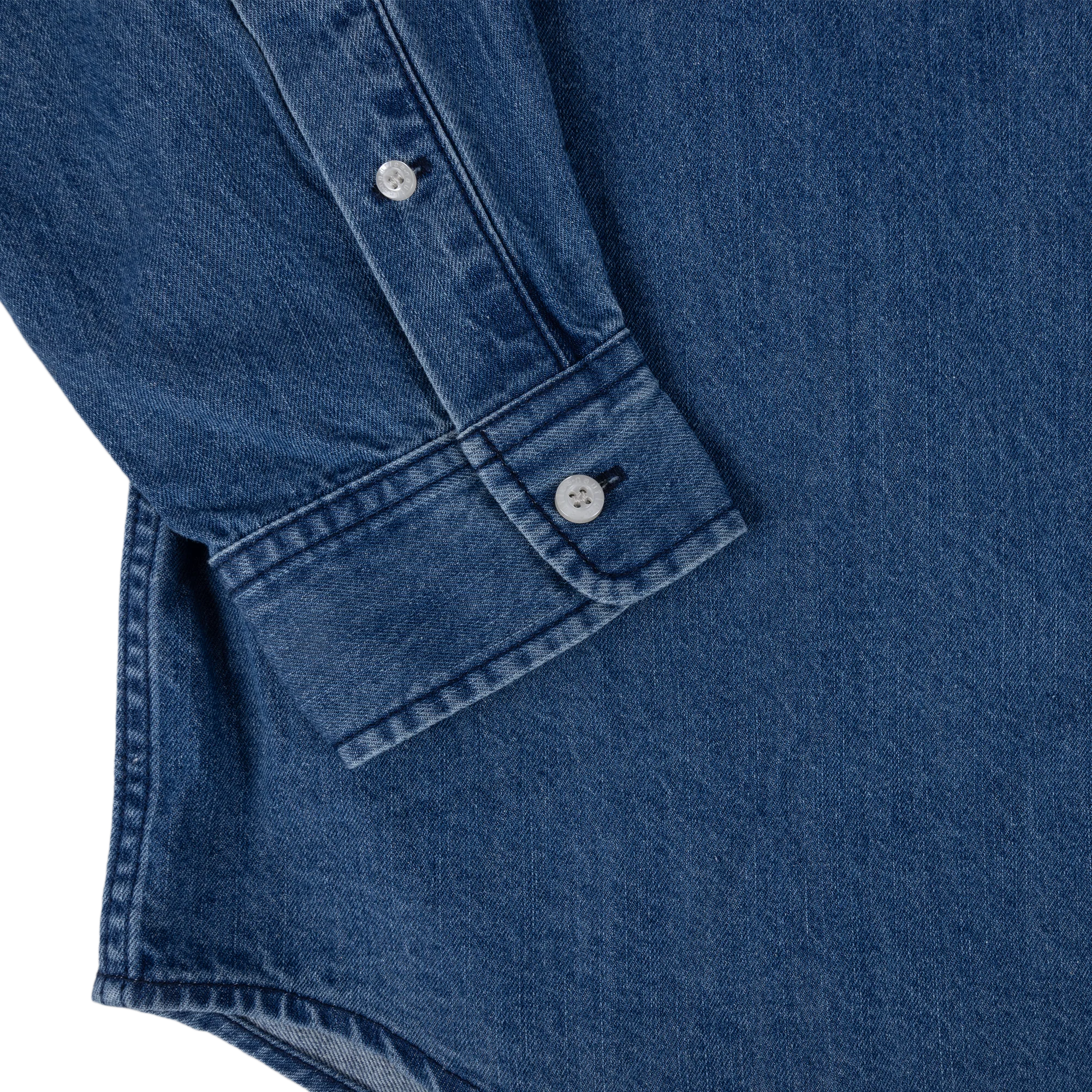 Nautica Japan Denim BD Shirts Sax - Image 4