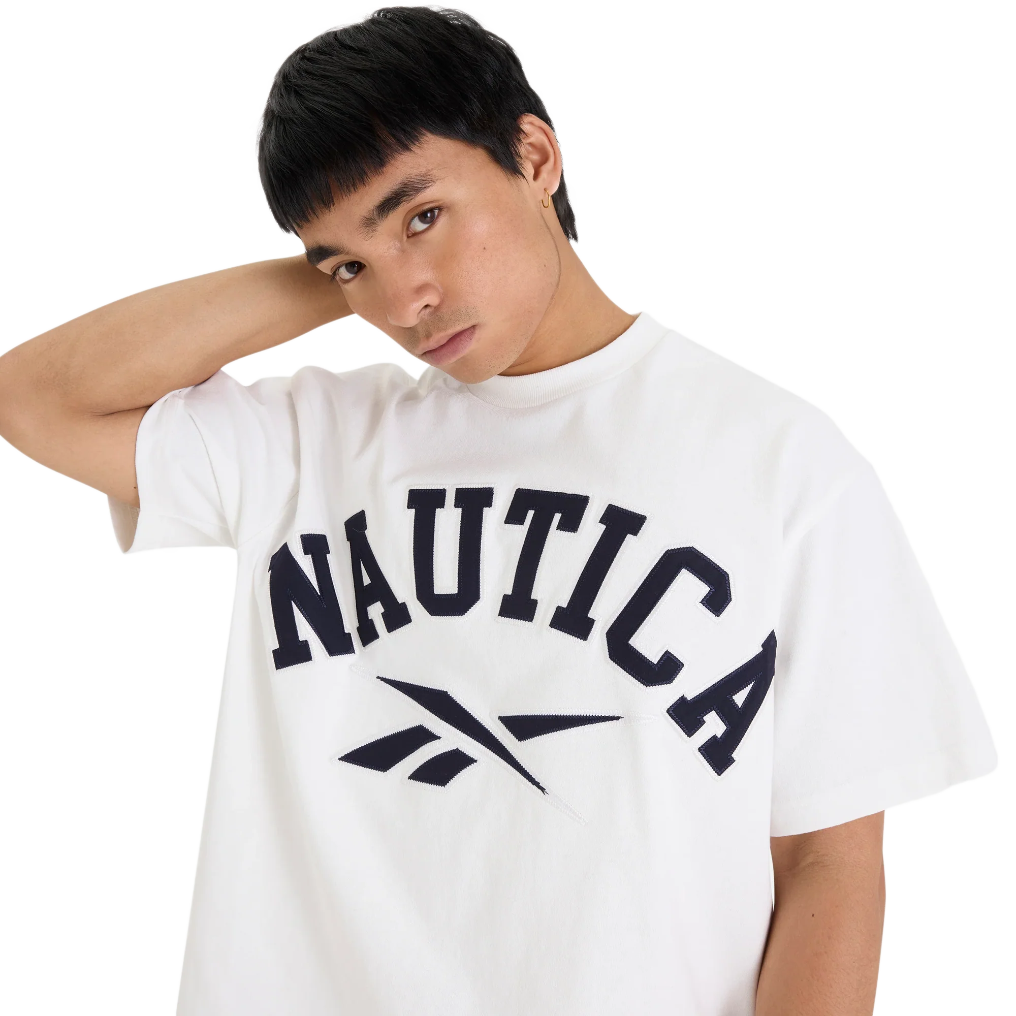 Nautica Japan x Reebok 10/- Jersey Short Sleeve T-Shirt White - Image 2