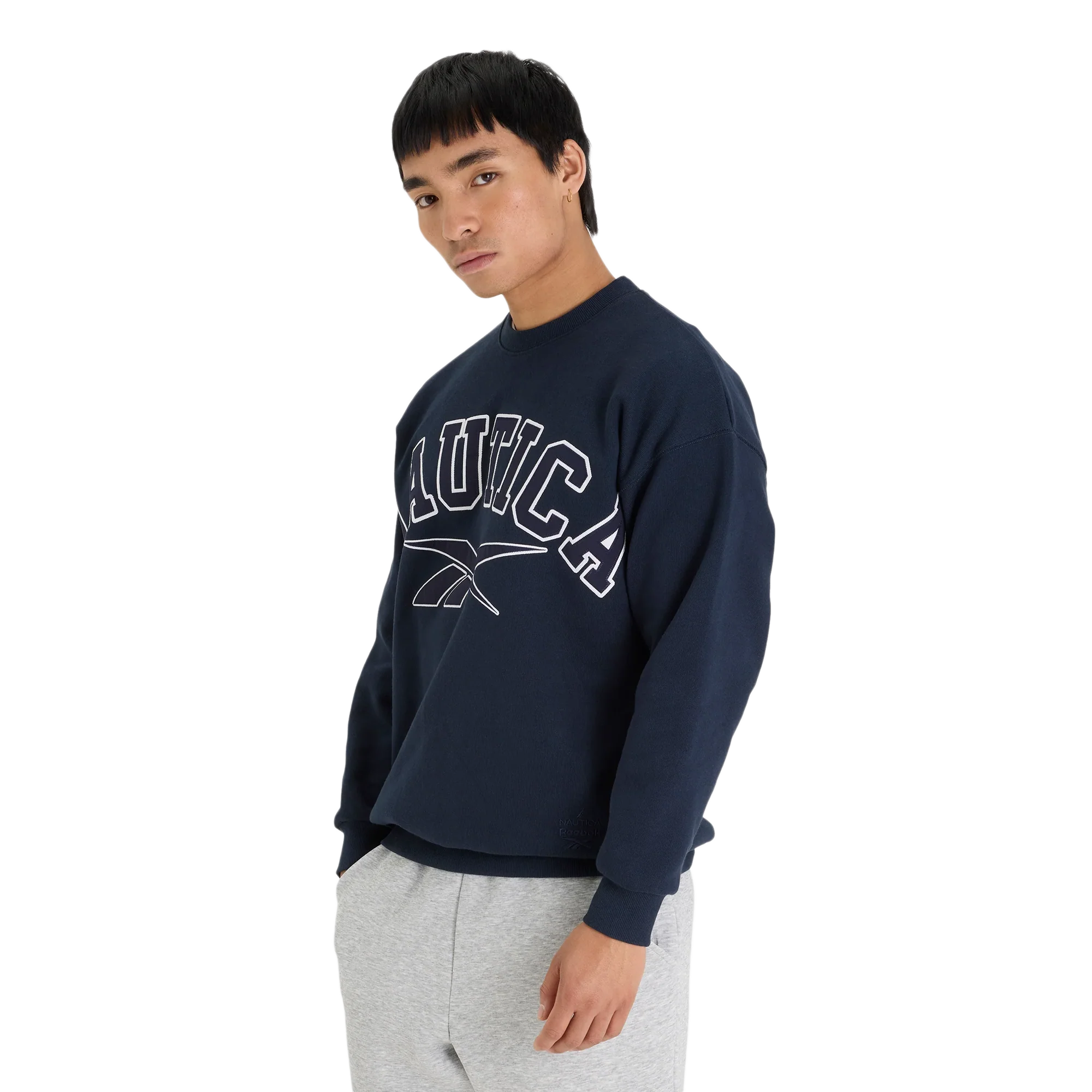Nautica Japan x Reebok Heavy Weight Crew Sweat Navy - Image 11
