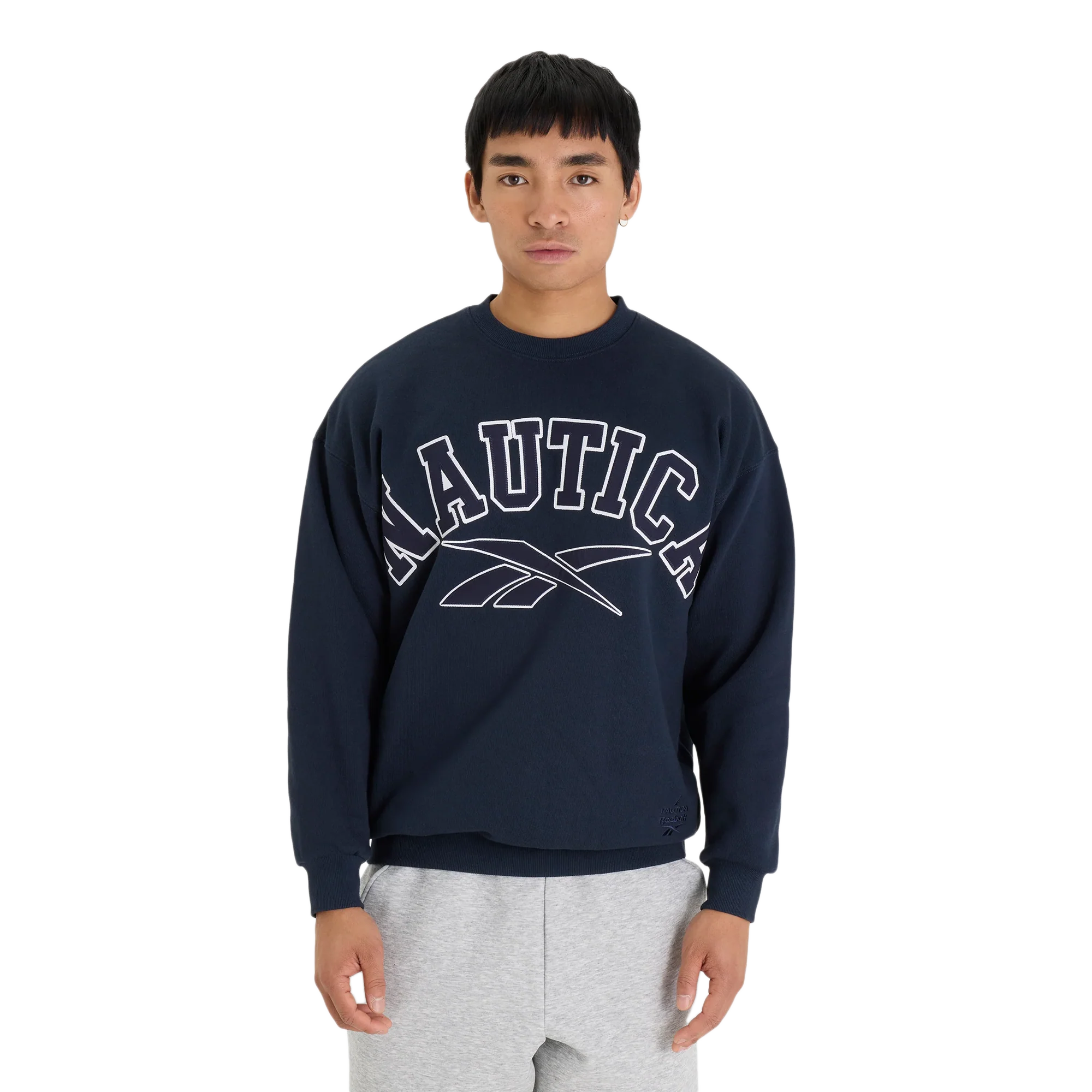 Nautica Japan x Reebok Heavy Weight Crew Sweat Navy - Image 7
