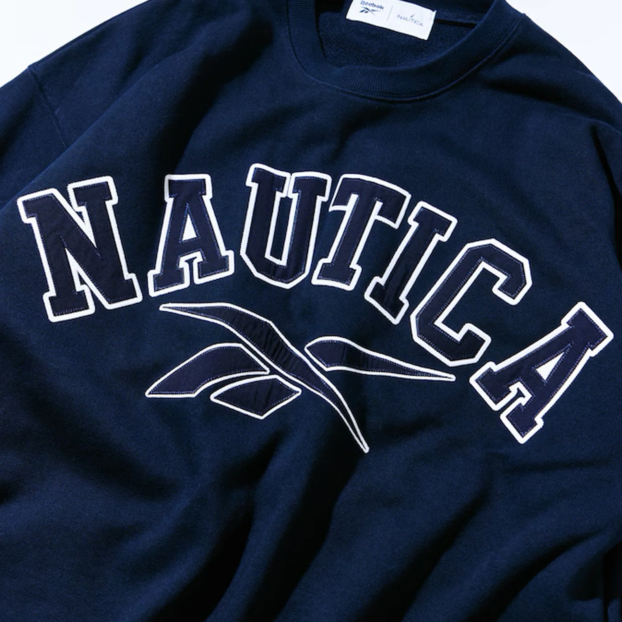 Nautica Japan x Reebok Heavy Weight Crew Sweat Navy - Image 8