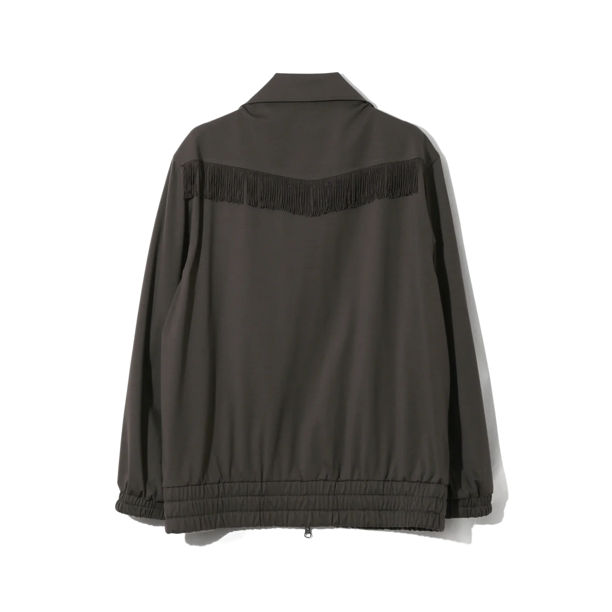 Needles Fringe Track Jacket High Count Jersey Charcoal - Image 5