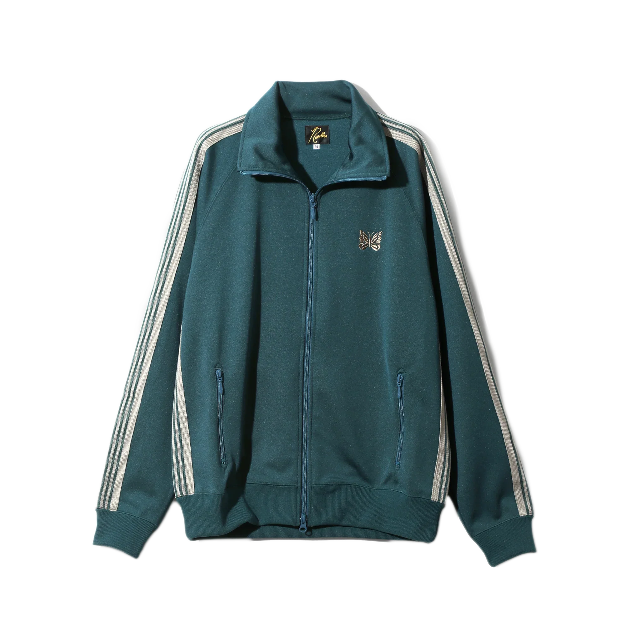 Needles Track Jacket Poly Smooth Green