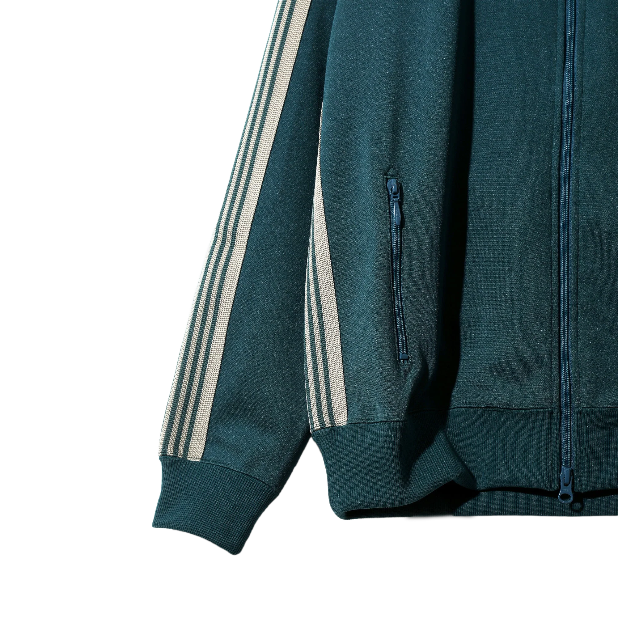 Needles Track Jacket Poly Smooth Green - Image 2