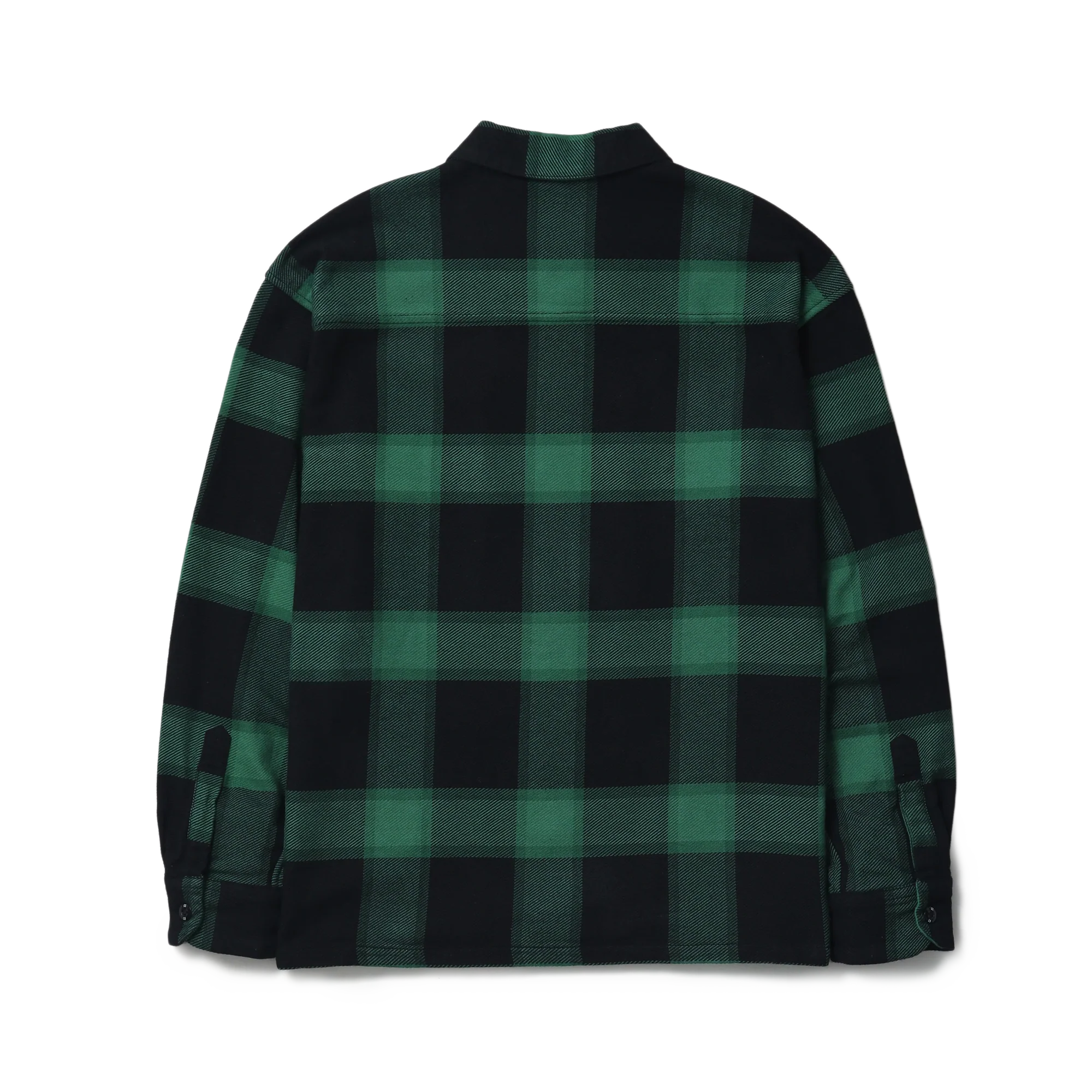 Neighborhood Buffalo Check Shirt Long Sleeve Green 252BENH-SHM02 - Image 6