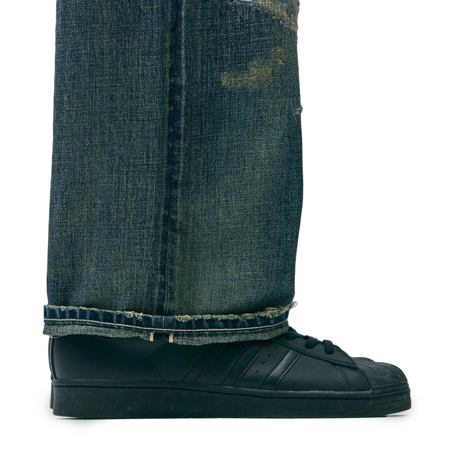 Neighborhood Savage Denim Dp Wide Pants Indigo 252XBNH-PTM07 - Image 10