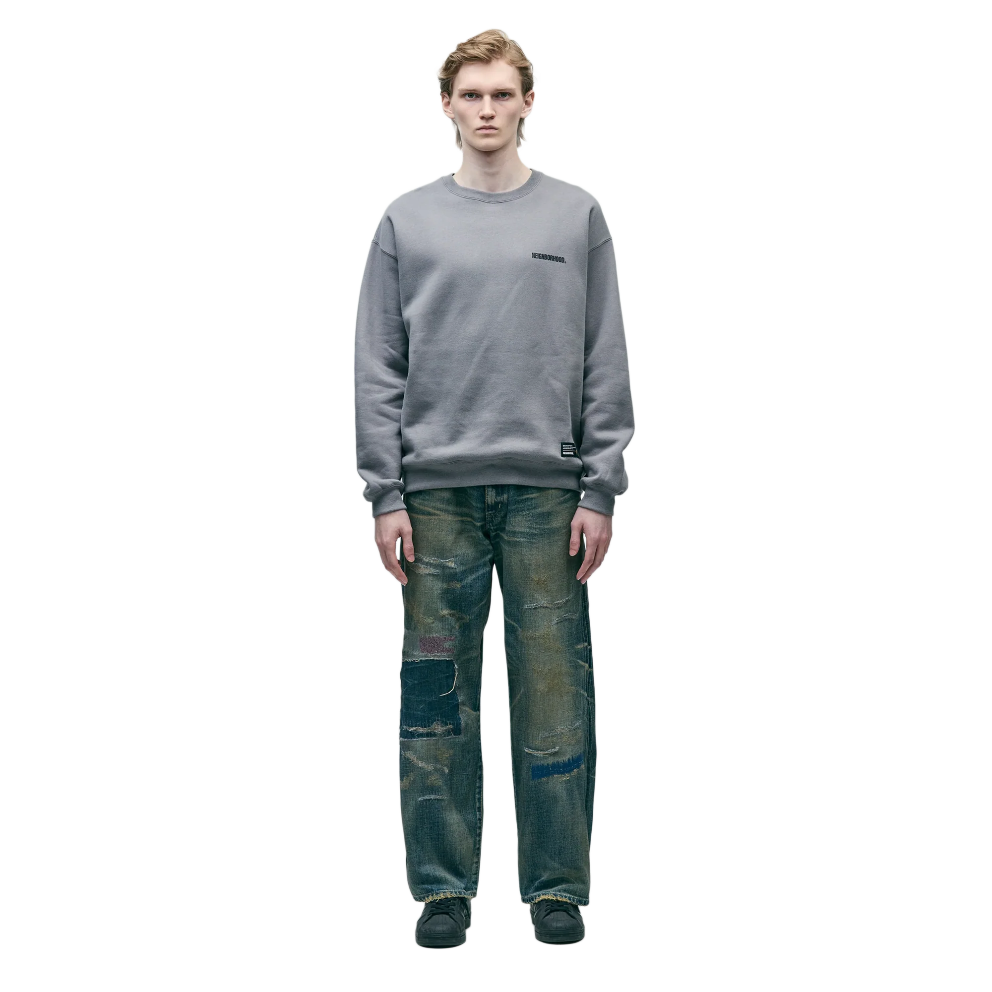 Neighborhood Savage Denim Dp Wide Pants Indigo 252XBNH-PTM07 - Image 11