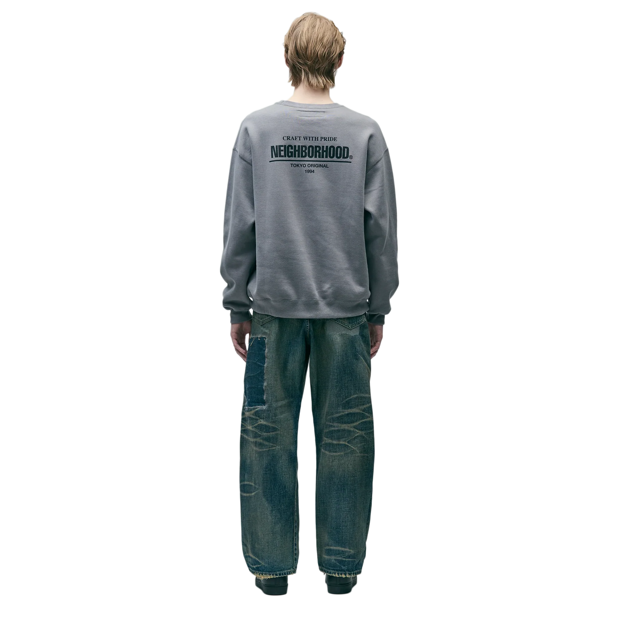 Neighborhood Savage Denim Dp Wide Pants Indigo 252XBNH-PTM07 - Image 12