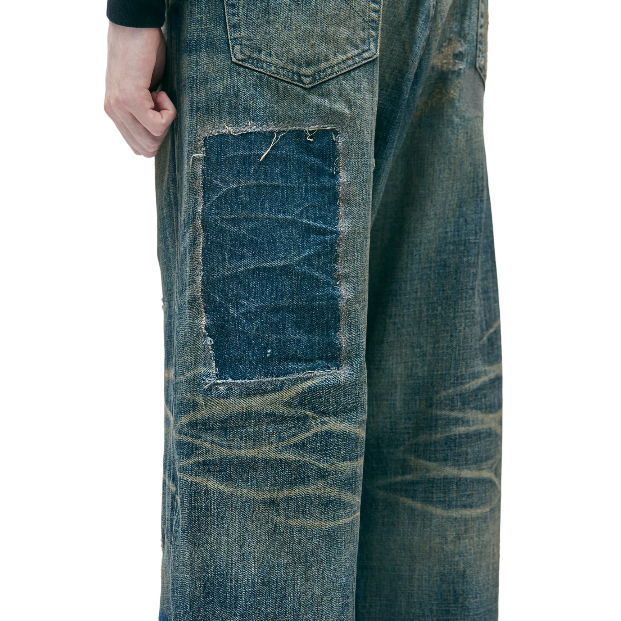 Neighborhood Savage Denim Dp Wide Pants Indigo 252XBNH-PTM07 - Image 4