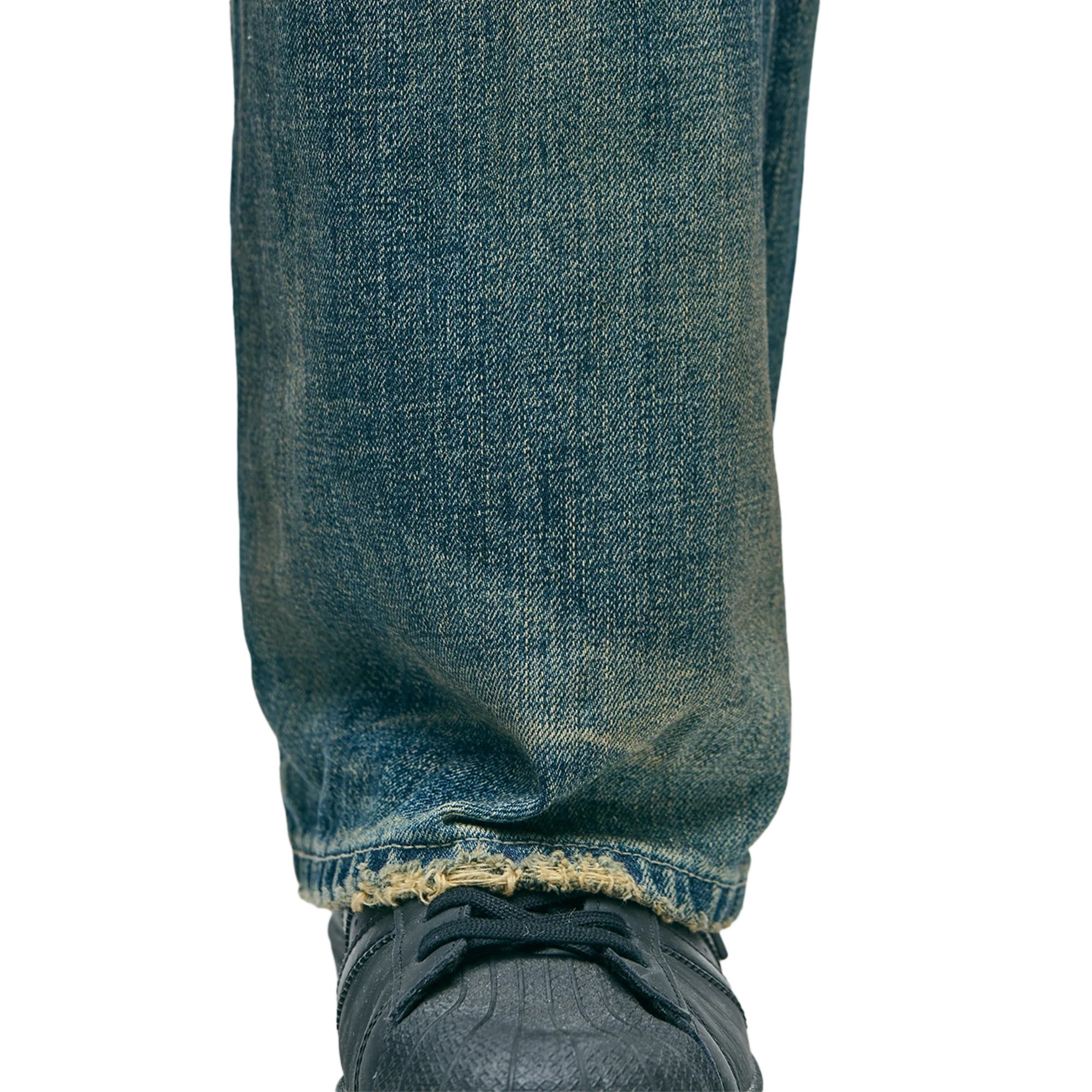 Neighborhood Savage Denim Dp Wide Pants Indigo 252XBNH-PTM07 - Image 9