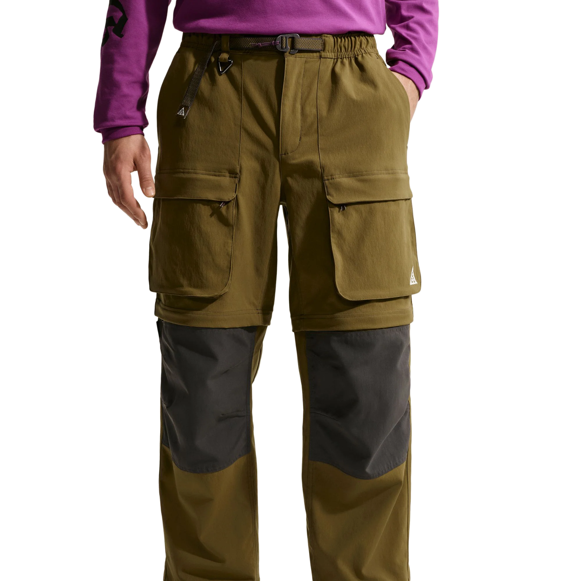 Nike ACG "Smith Summit" Zip Cargo Pants Olive Flak/Anthracite/Summit White HV0591-368