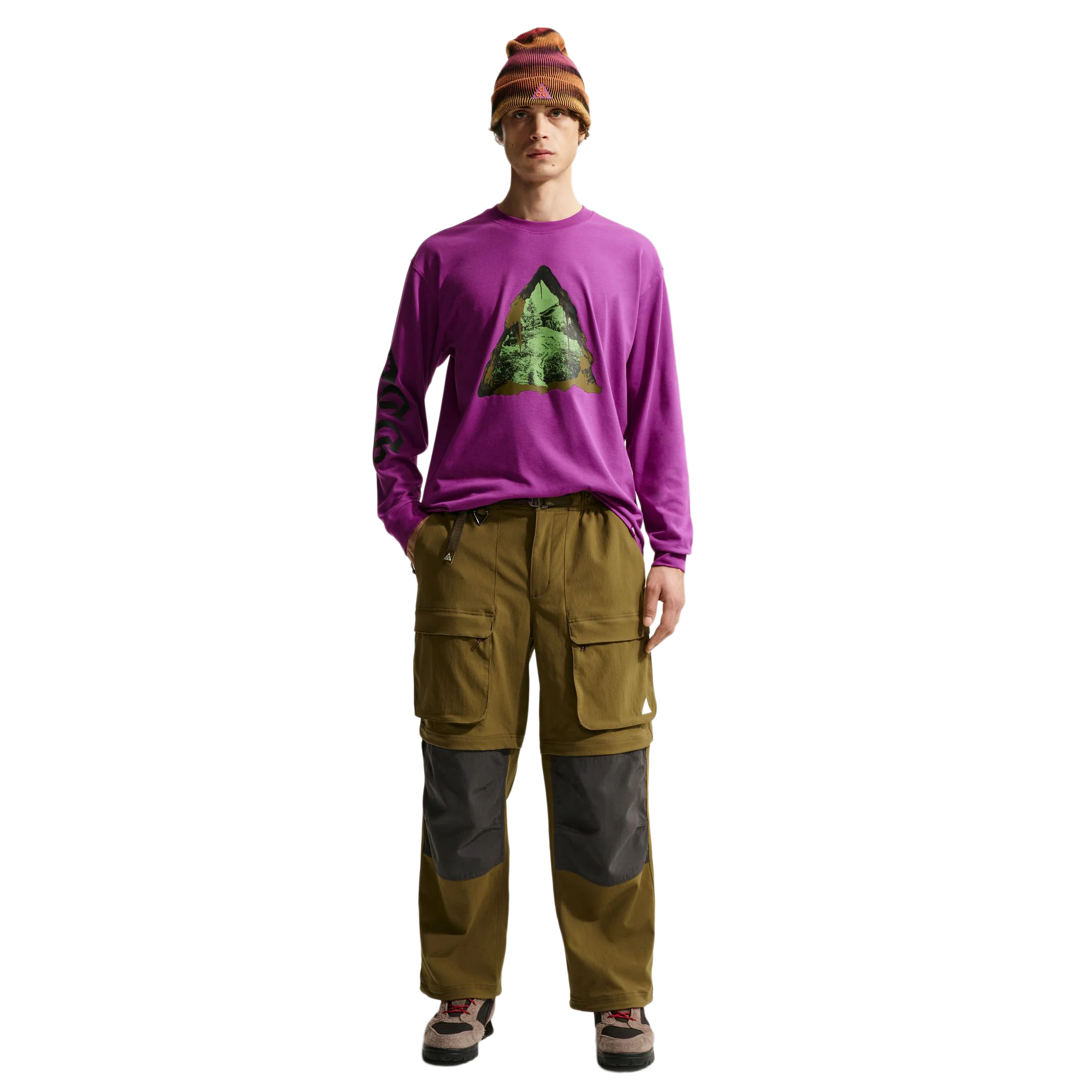 Nike ACG "Smith Summit" Zip Cargo Pants Olive Flak/Anthracite/Summit White HV0591-368 - Image 6