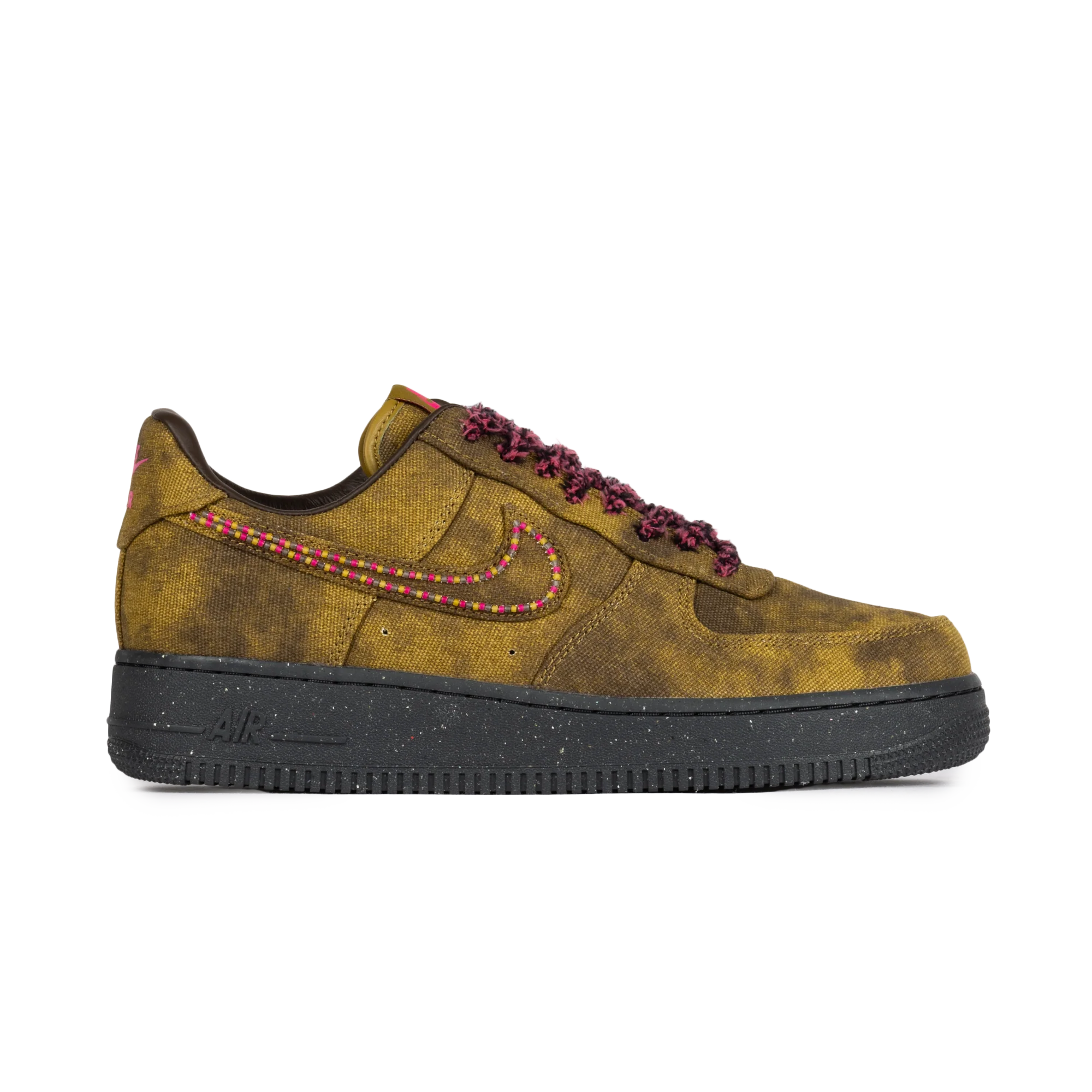 Nike Air Force 1 Boucle QS Desert Moss/Fierce Pink/Midwest Gold IO4474-300 - Image 7