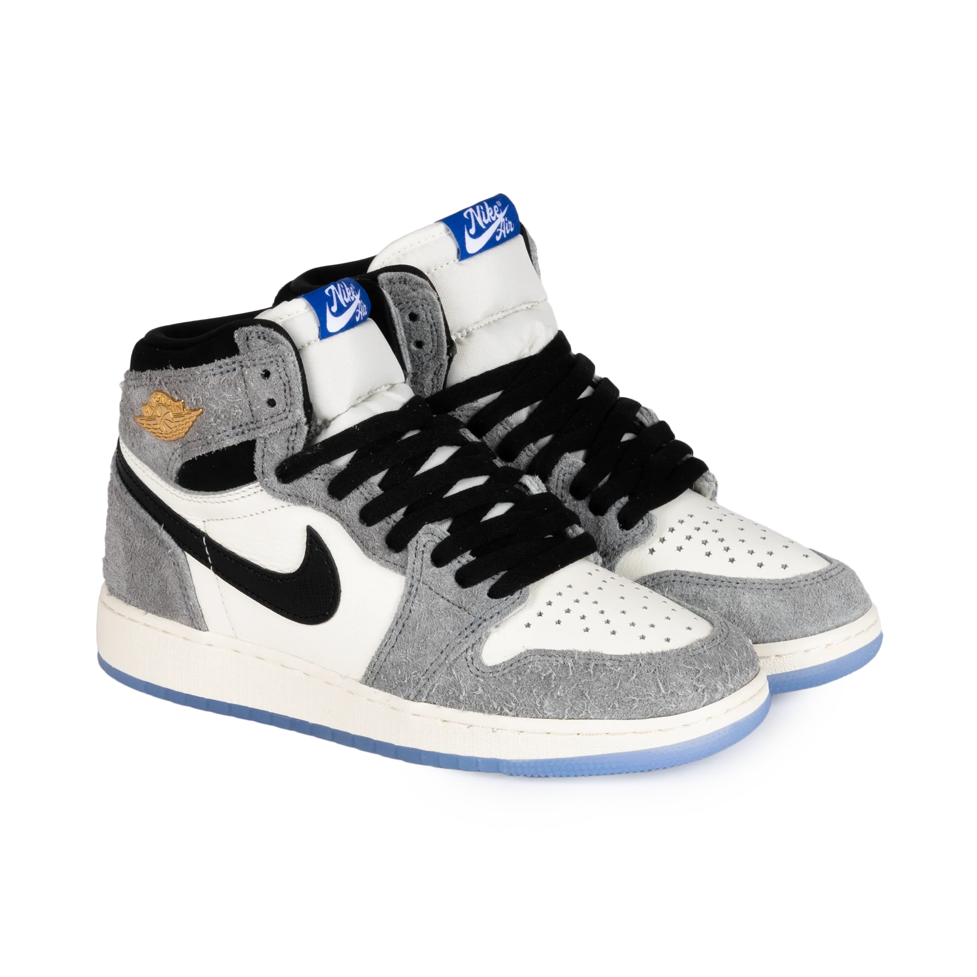 Nike Air Jordan 1 High OG (GS) Cool Grey/Black/Game Royal FD1437-003
