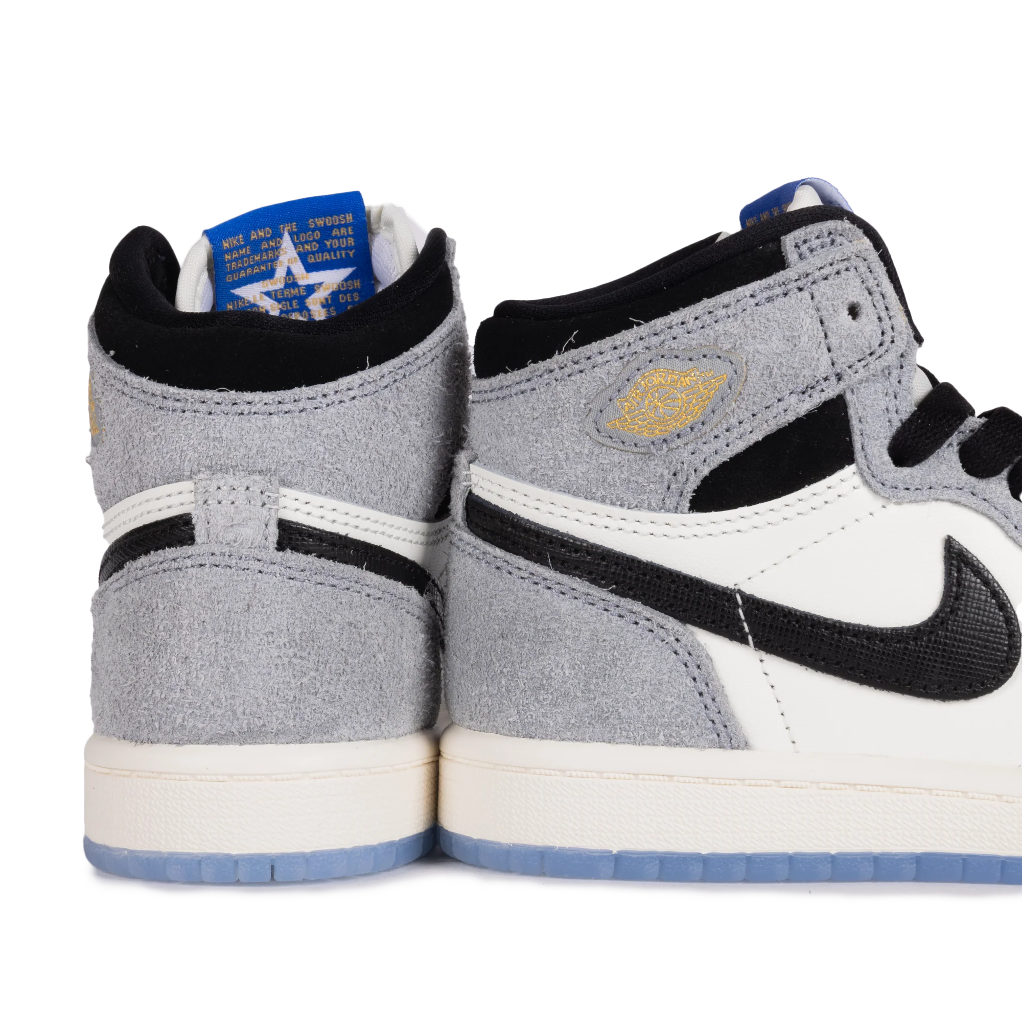 Nike Jordan 1 Retro High OG (PS) Cool Grey/Black/Sail/Game Royal FD1412-003 - Image 4