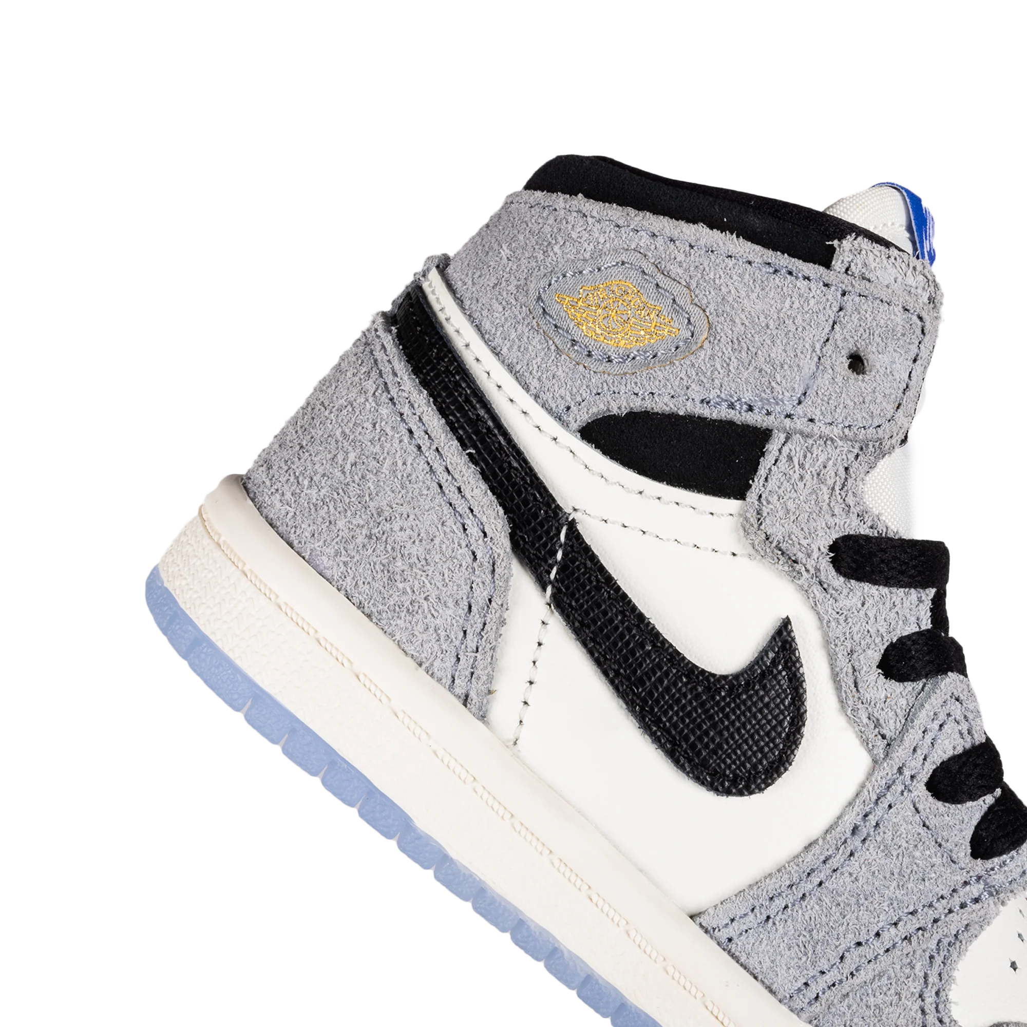 Nike Jordan 1 Retro High OG (TD) Cool Grey/Black/Game Royal FD1413-003 - Image 3
