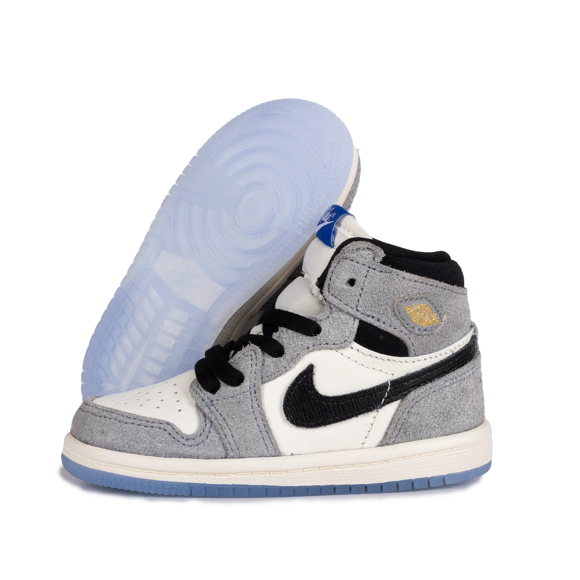 Nike Jordan 1 Retro High OG (TD) Cool Grey/Black/Game Royal FD1413-003 - Image 5
