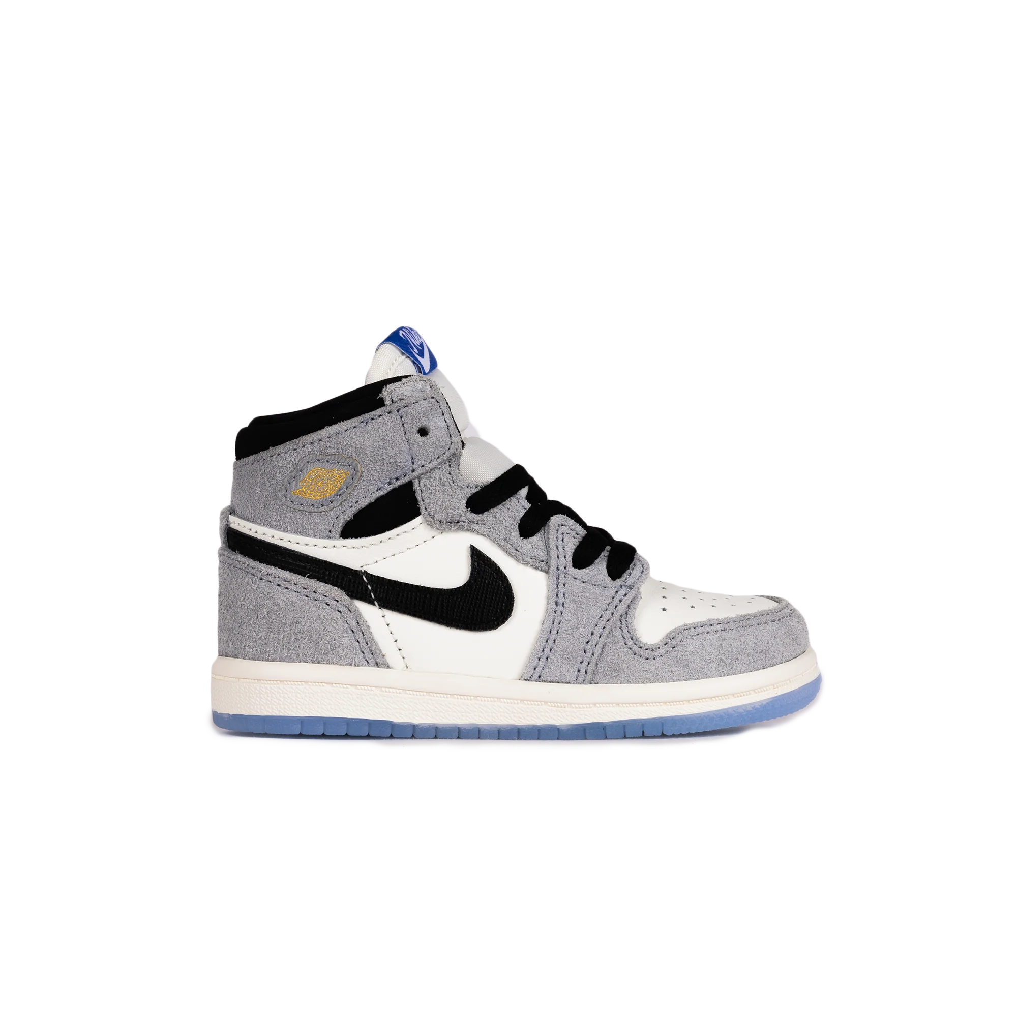 Nike Jordan 1 Retro High OG (TD) Cool Grey/Black/Game Royal FD1413-003 - Image 7
