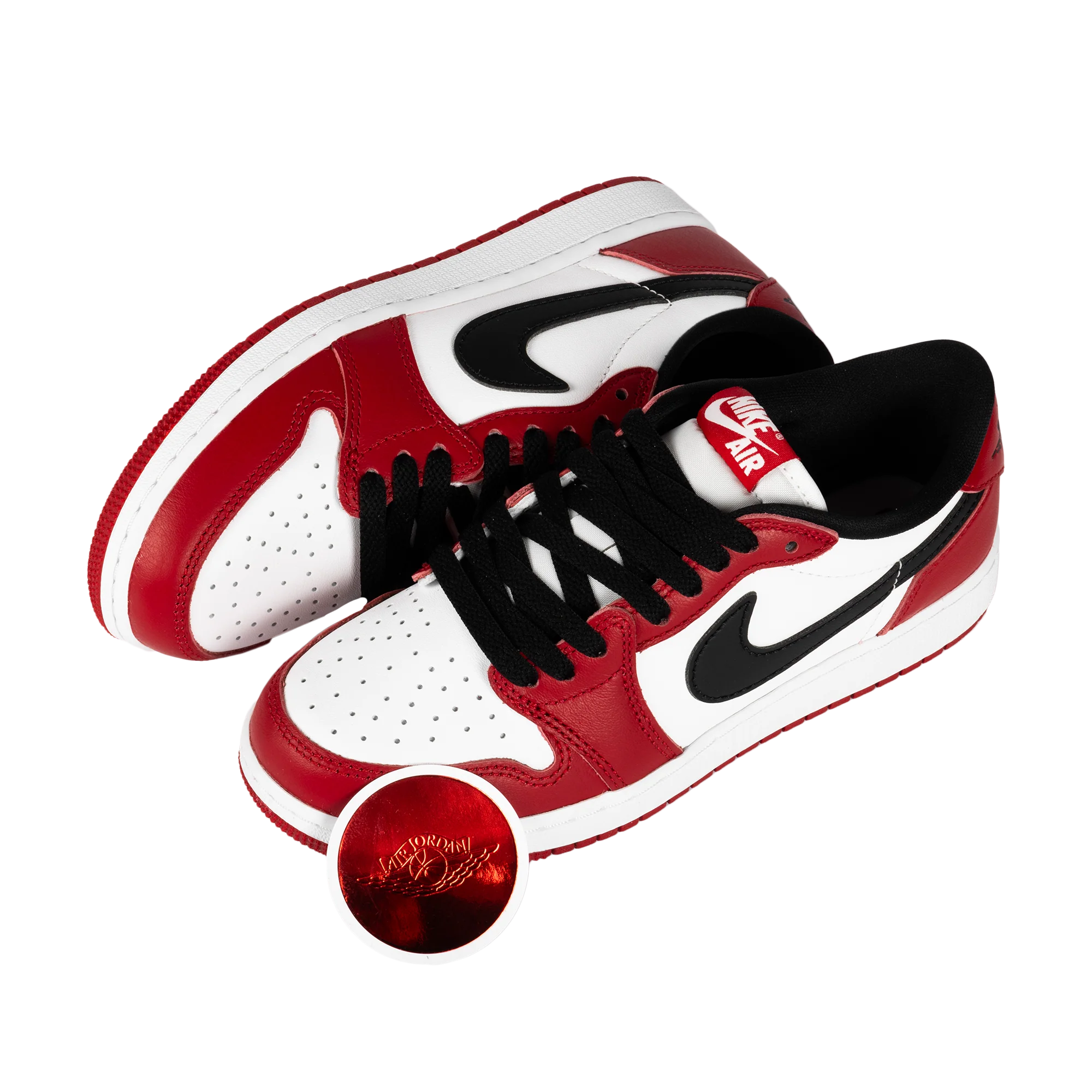 Nike Air Jordan 1 Retro Low OG (GS) Varsity Red/Black/Summit White HQ6999-600 - Image 6