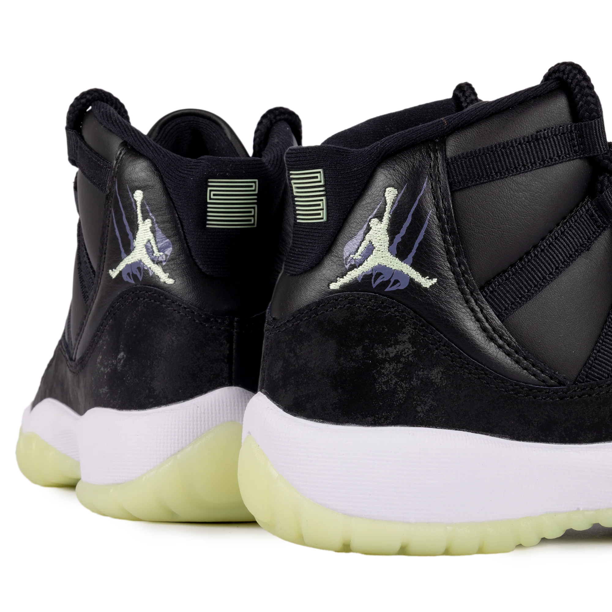 Nike Air Jordan 11 Retro (GS) Black/Barely Volt/Dark Raisin/White IB1378-001 - Image 4