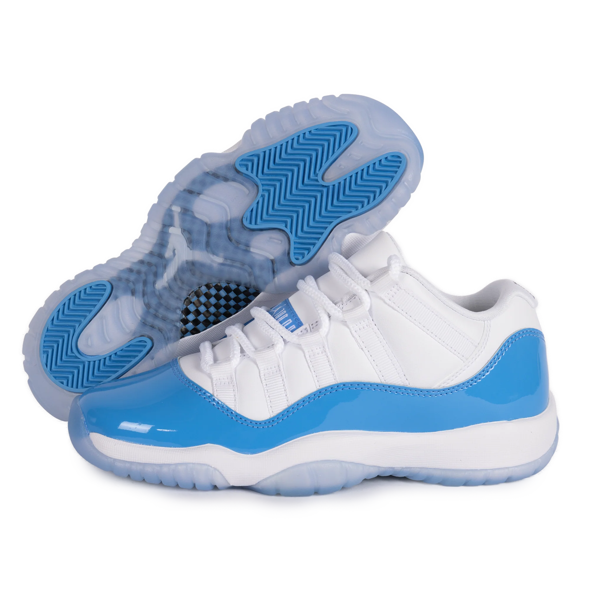 Nike Air Jordan 11 Retro Low "University Blue" (GS) White/University Blue/Black FV5121-100 - Image 6