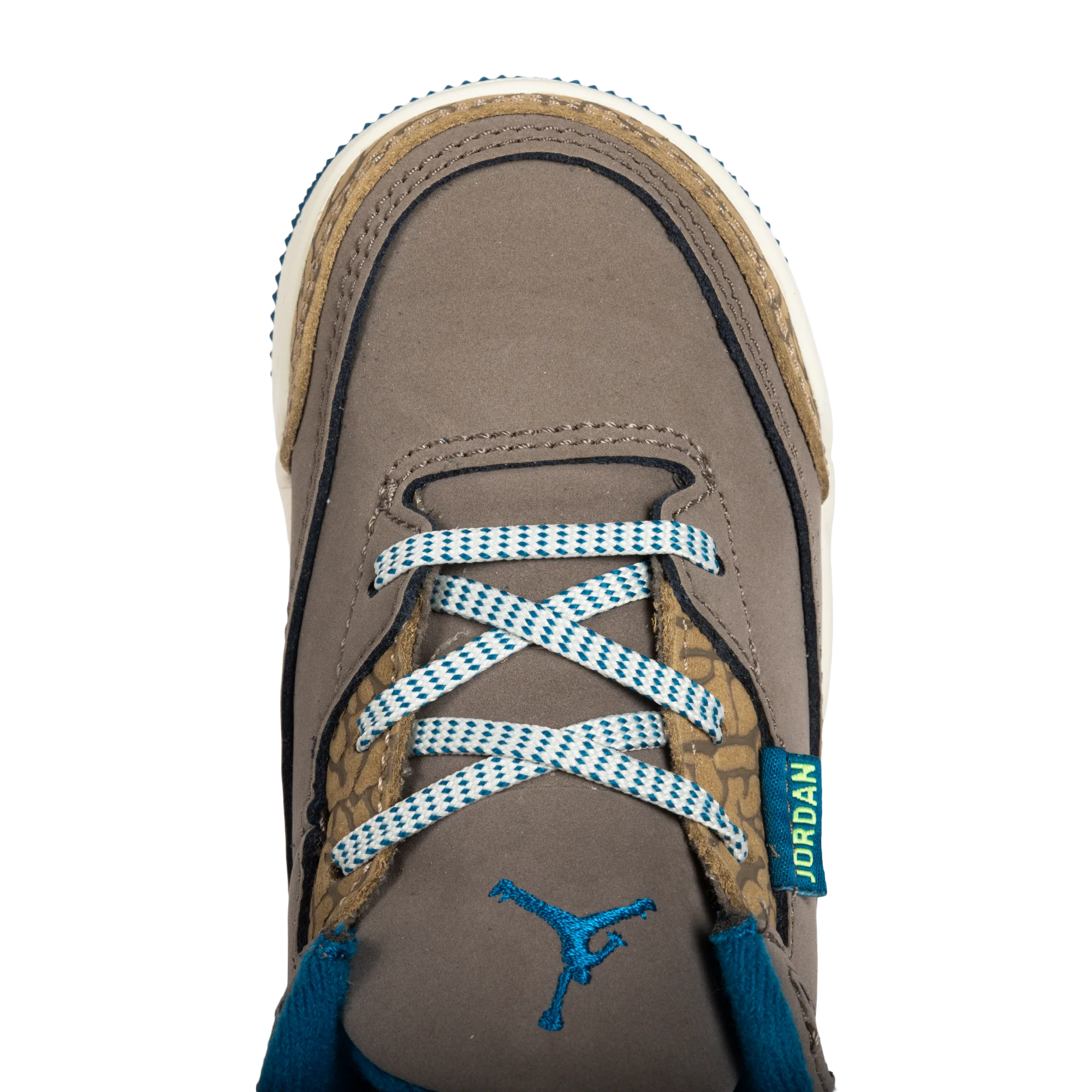 Nike Jordan 3 Retro (TD) Olive Grey/Green Abyss/Khaki/Sea Glass IB7065-001 - Image 4