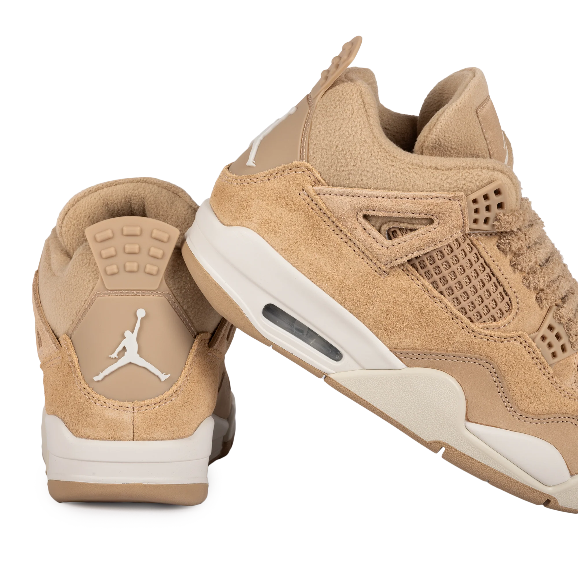 Nike Women's Air Jordan 4 Retro Hemp/Lt Orewood Brown HV0823-200 - Image 3