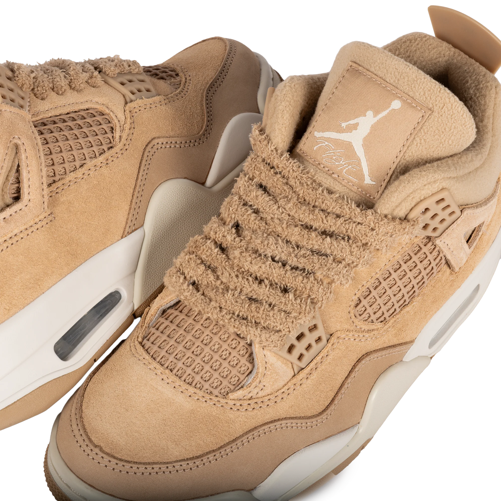 Nike Women's Air Jordan 4 Retro Hemp/Lt Orewood Brown HV0823-200 - Image 4