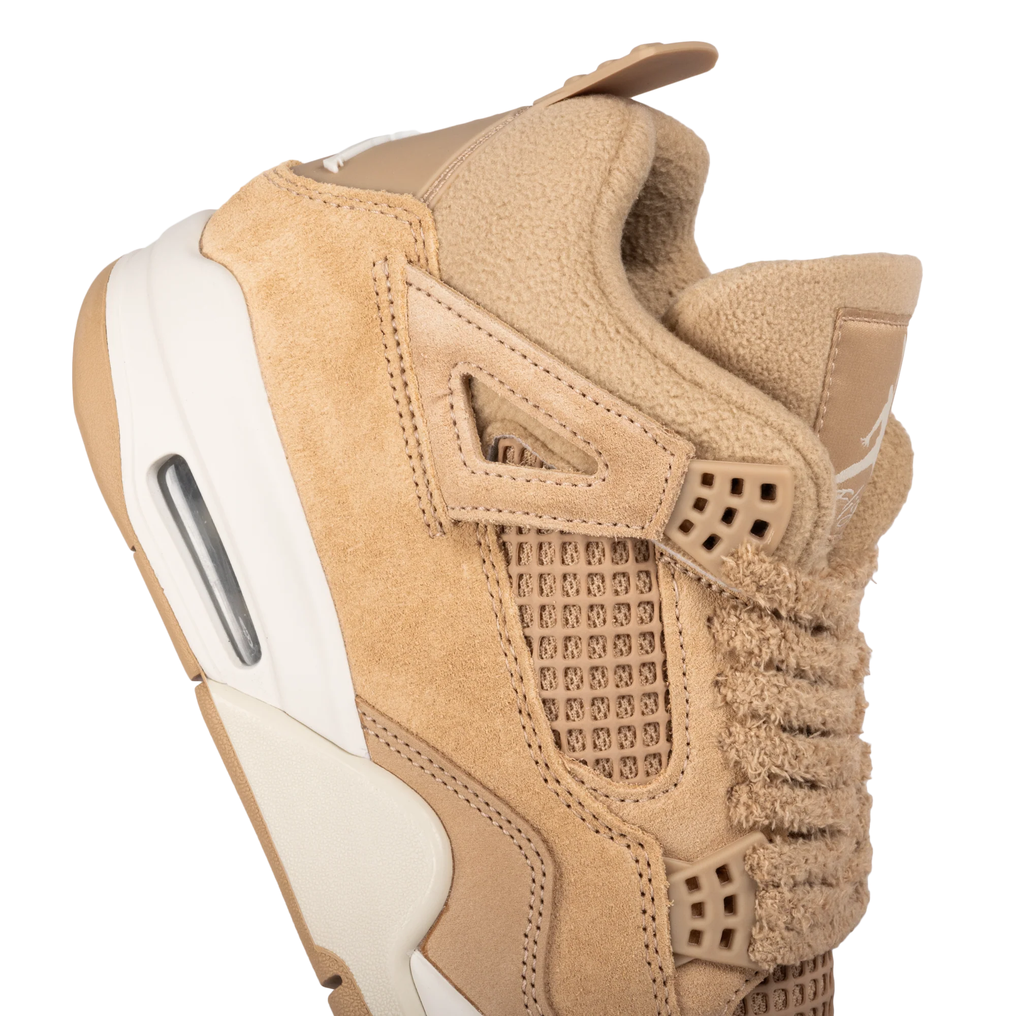 Nike Women's Air Jordan 4 Retro Hemp/Lt Orewood Brown HV0823-200 - Image 5