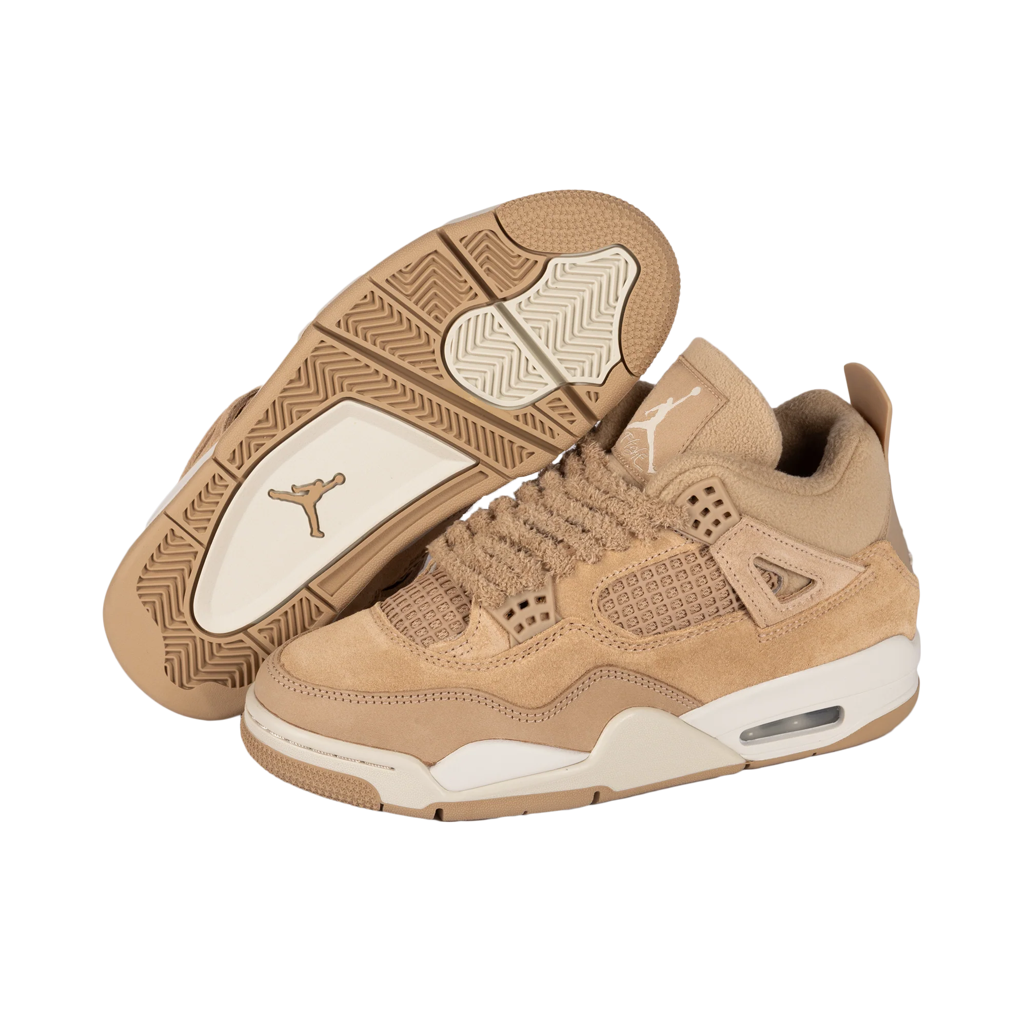 Nike Women's Air Jordan 4 Retro Hemp/Lt Orewood Brown HV0823-200 - Image 7