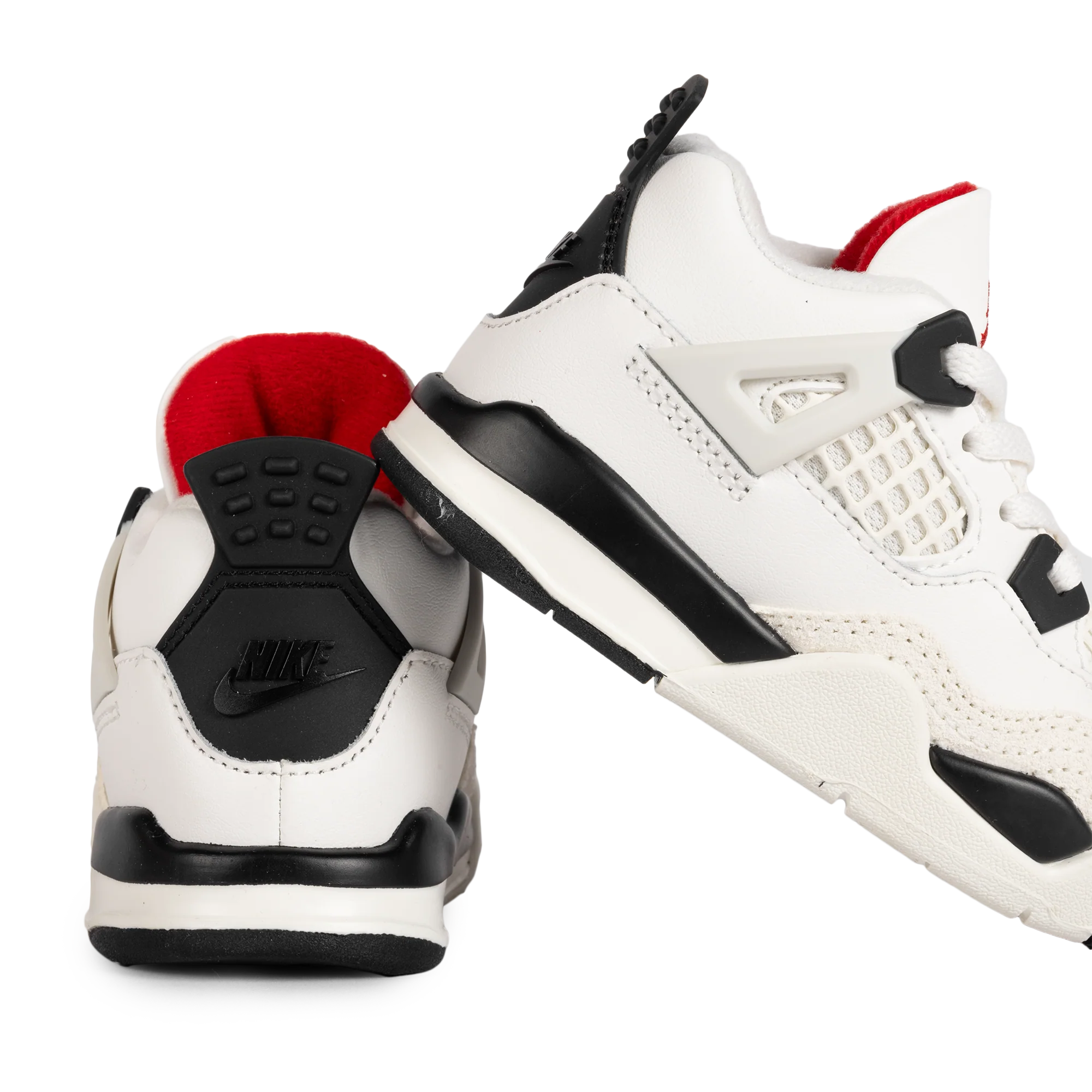 Nike Jordan 4 Retro OG FC (TD) Sail/Black/University Red IM4027-100 - Image 4