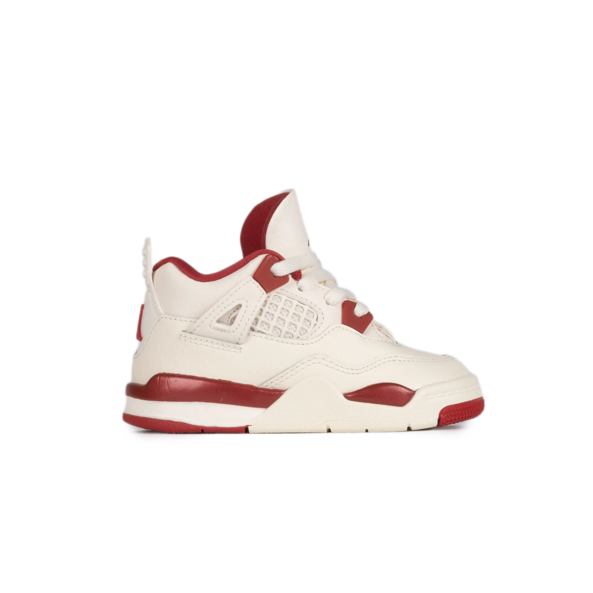Nike Jordan 4 Retro (TD) "Valentine's Day" Pale Ivory/Sierra Red HV4384-108 - Image 6
