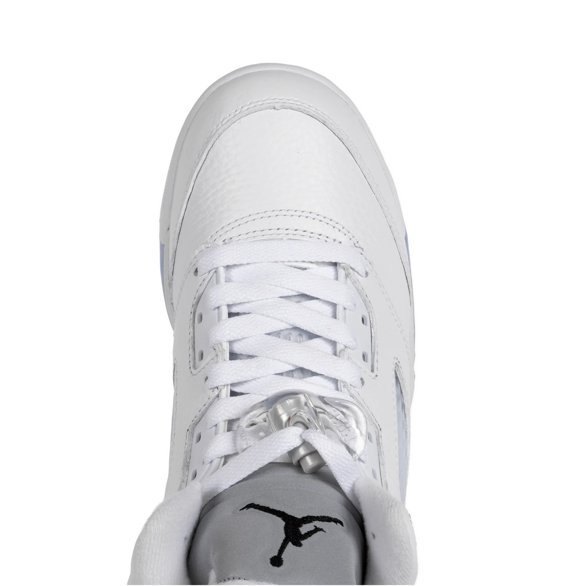 Nike Air Jordan 5 Retro "White Metallic" (GS) White/Black/Metallic Silver HQ7980-103 - Image 5