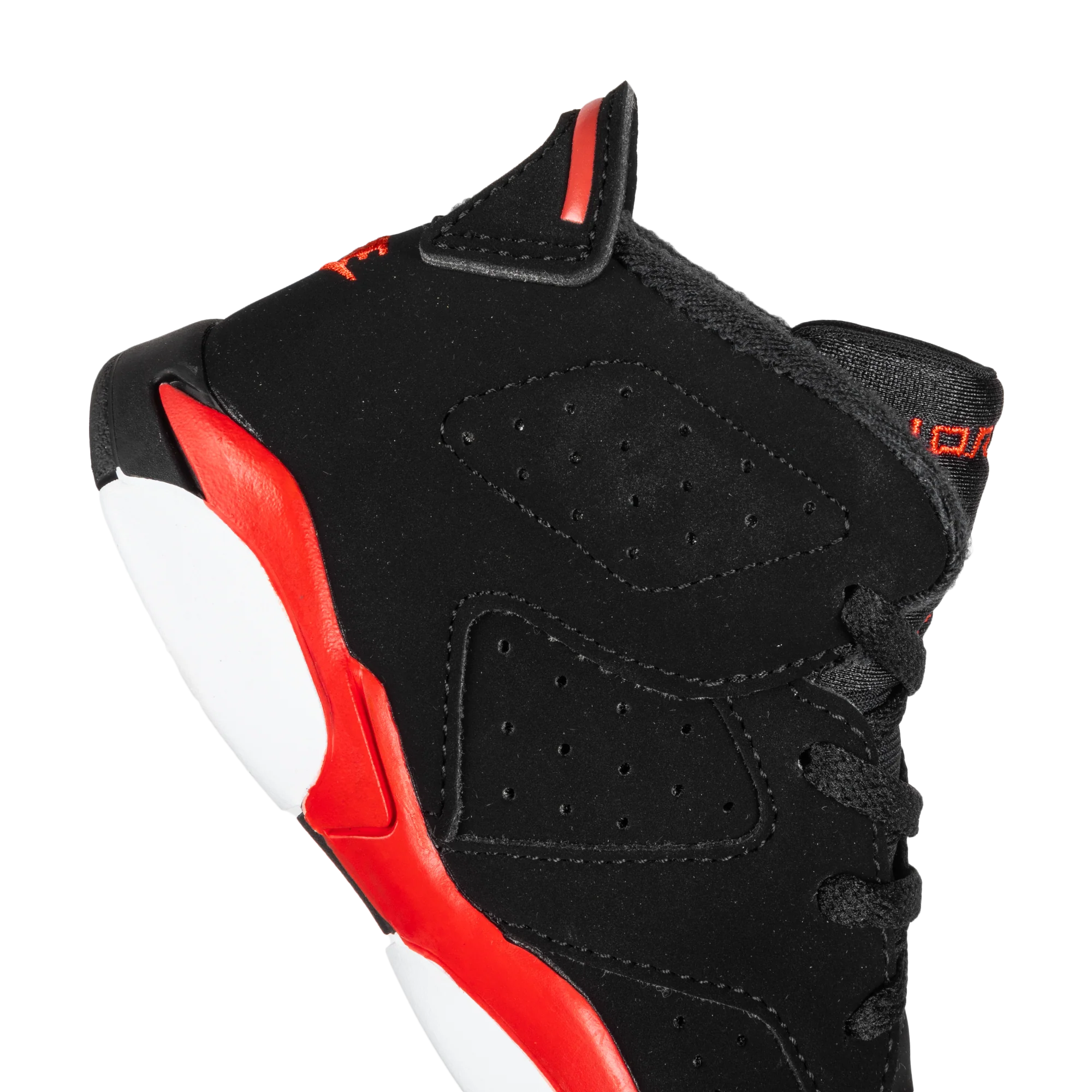 Nike Jordan 6 Retro (TD) Black/Lt Crimson IQ1280-001 - Image 4