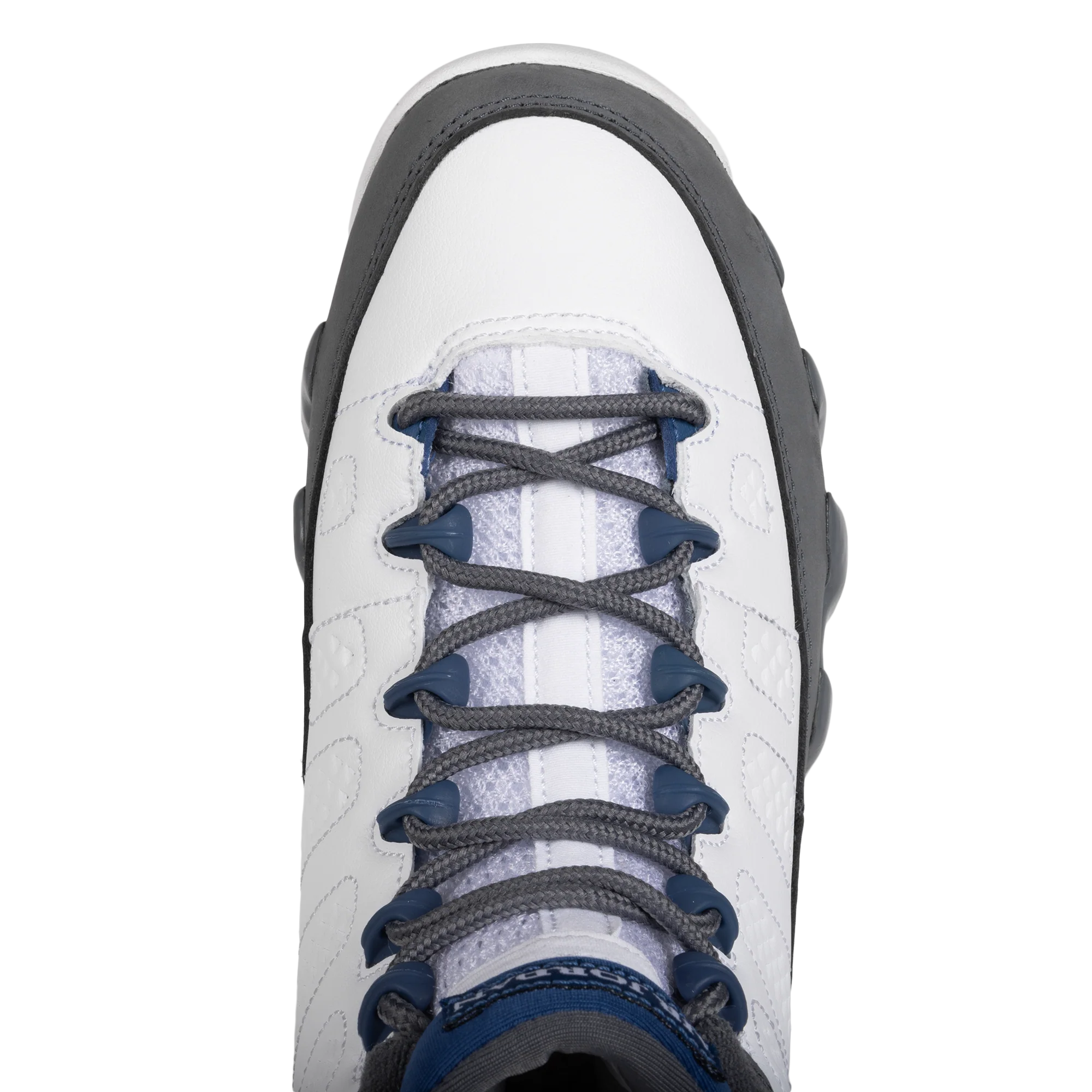 Nike Air Jordan 9 Retro (GS) White/French Blue/Flint Grey HV4574-100 - Image 4