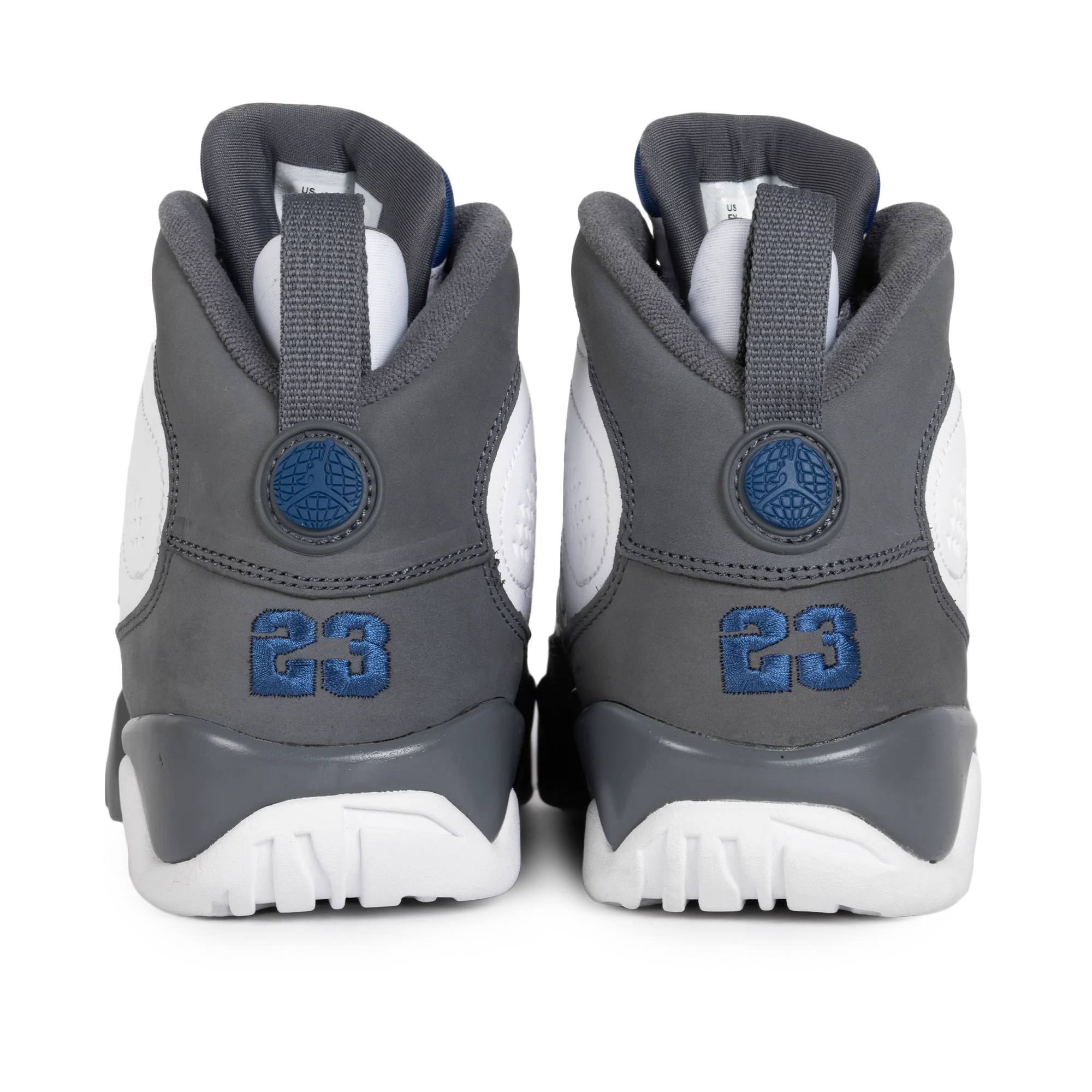 Nike Air Jordan 9 Retro (GS) White/French Blue/Flint Grey HV4574-100 - Image 6