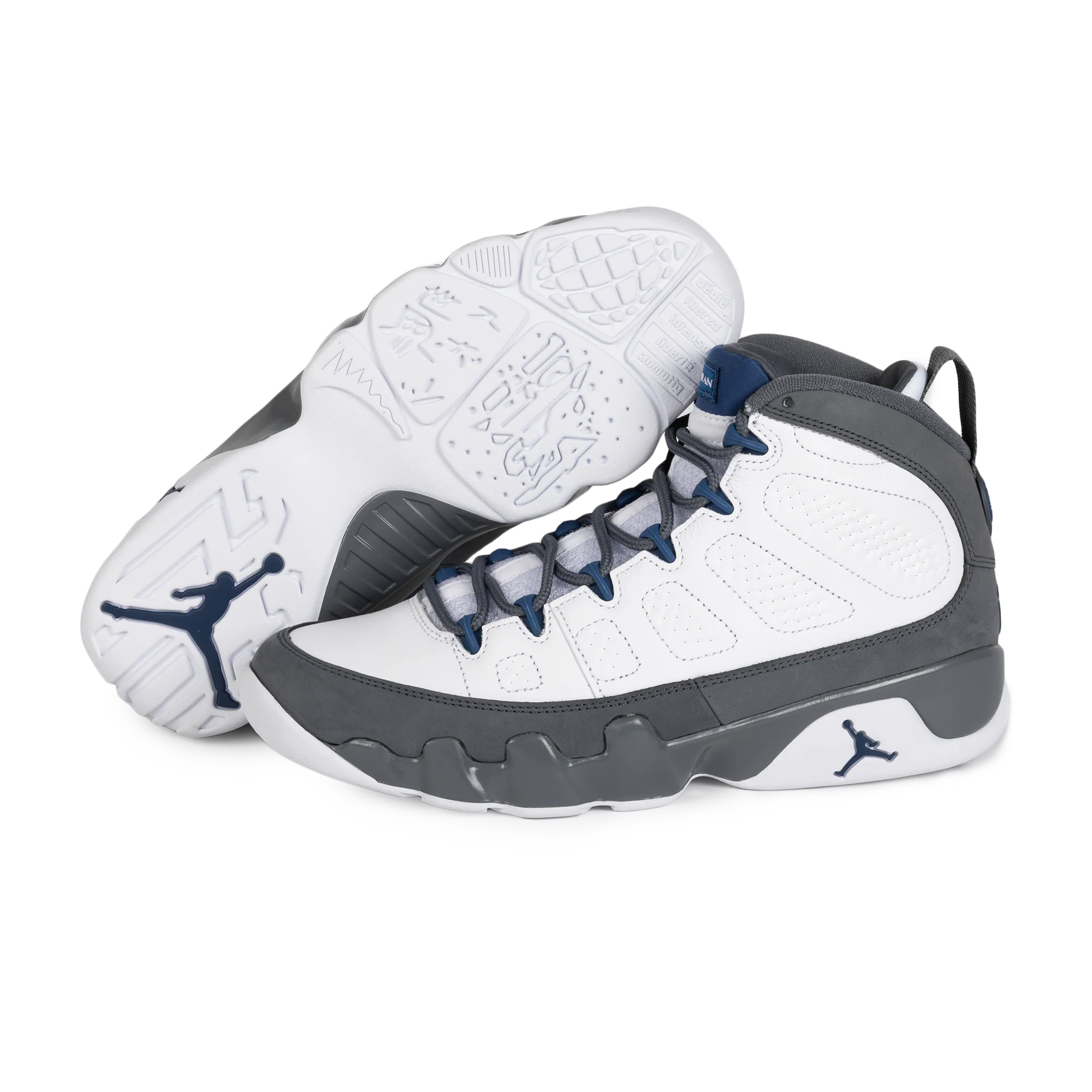 Nike Air Jordan 9 Retro White/French Blue/Flint Grey HV4794-100 - Image 4