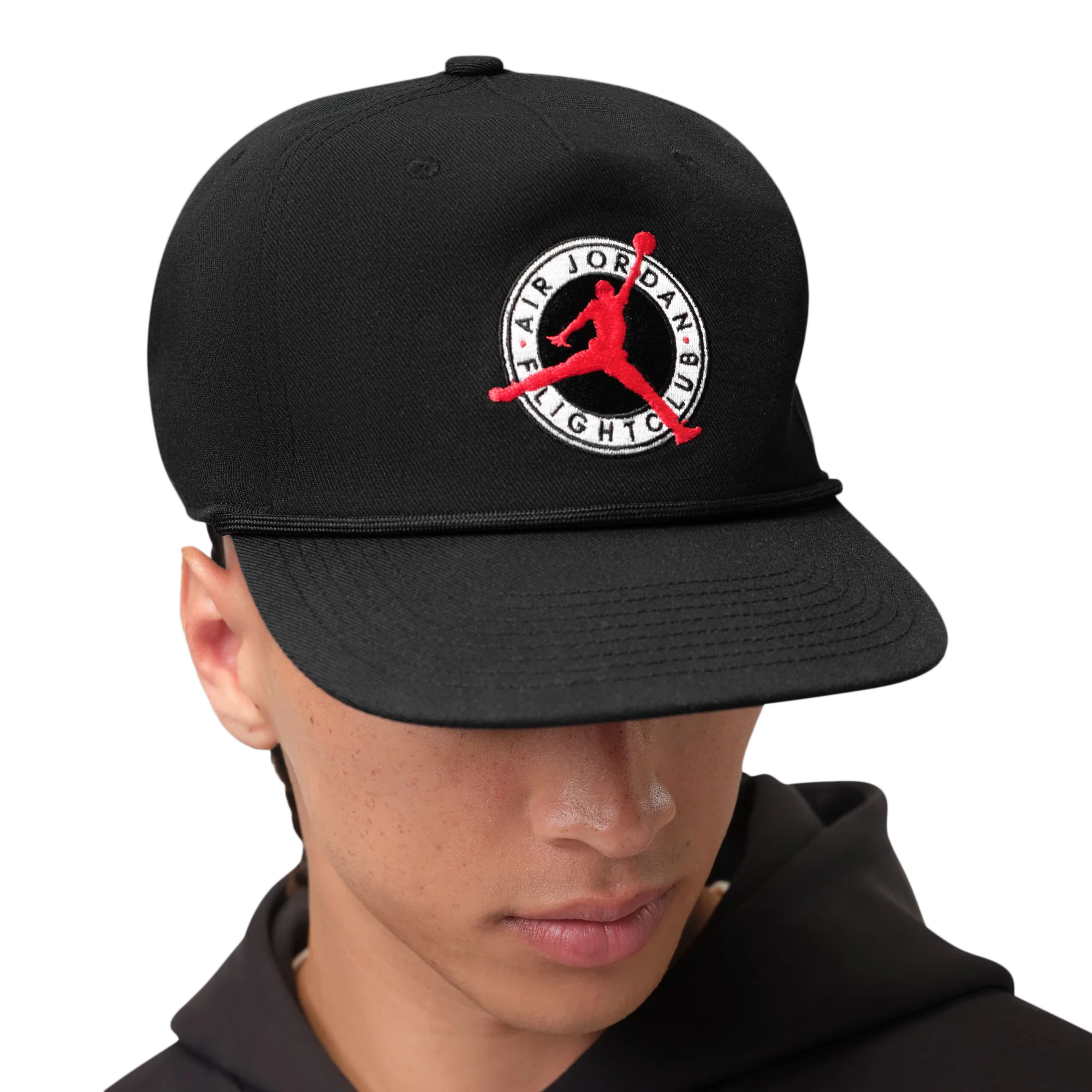 Nike Air Jordan Flight Club Pro Unstructured Flat Bill Hat Black/Black IF3499-010