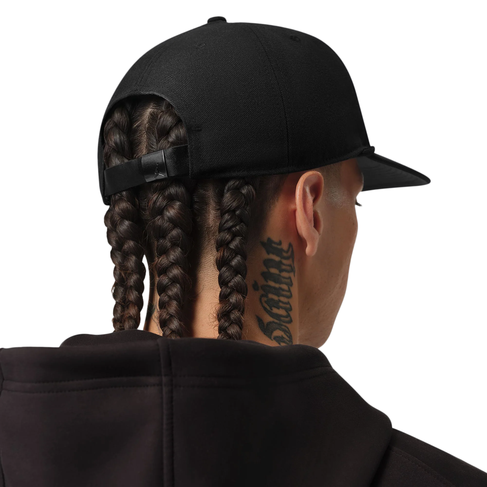 Nike Air Jordan Flight Club Pro Unstructured Flat Bill Hat Black/Black IF3499-010 - Image 3