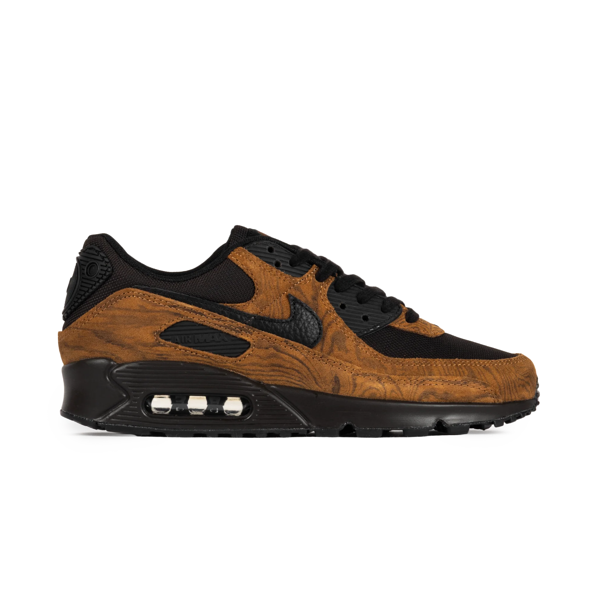 Nike Air Max 90 Premium Lt British Tan/Black/Velvet Brown IQ0283-281 - Image 4