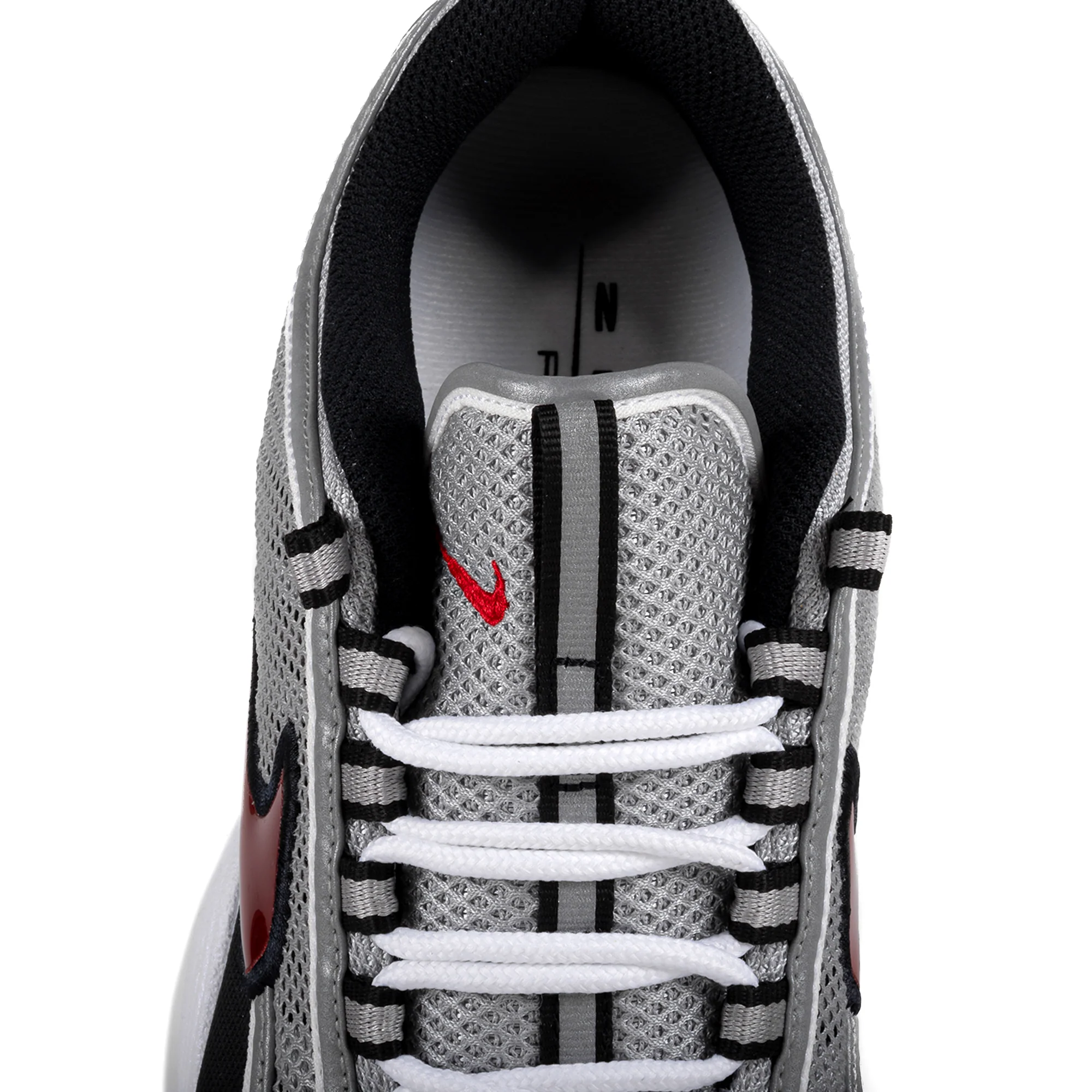 Nike Air Zoom Spiridon SP Metallic Silver/Sport Red/Black/White HF9117-001 - Image 5