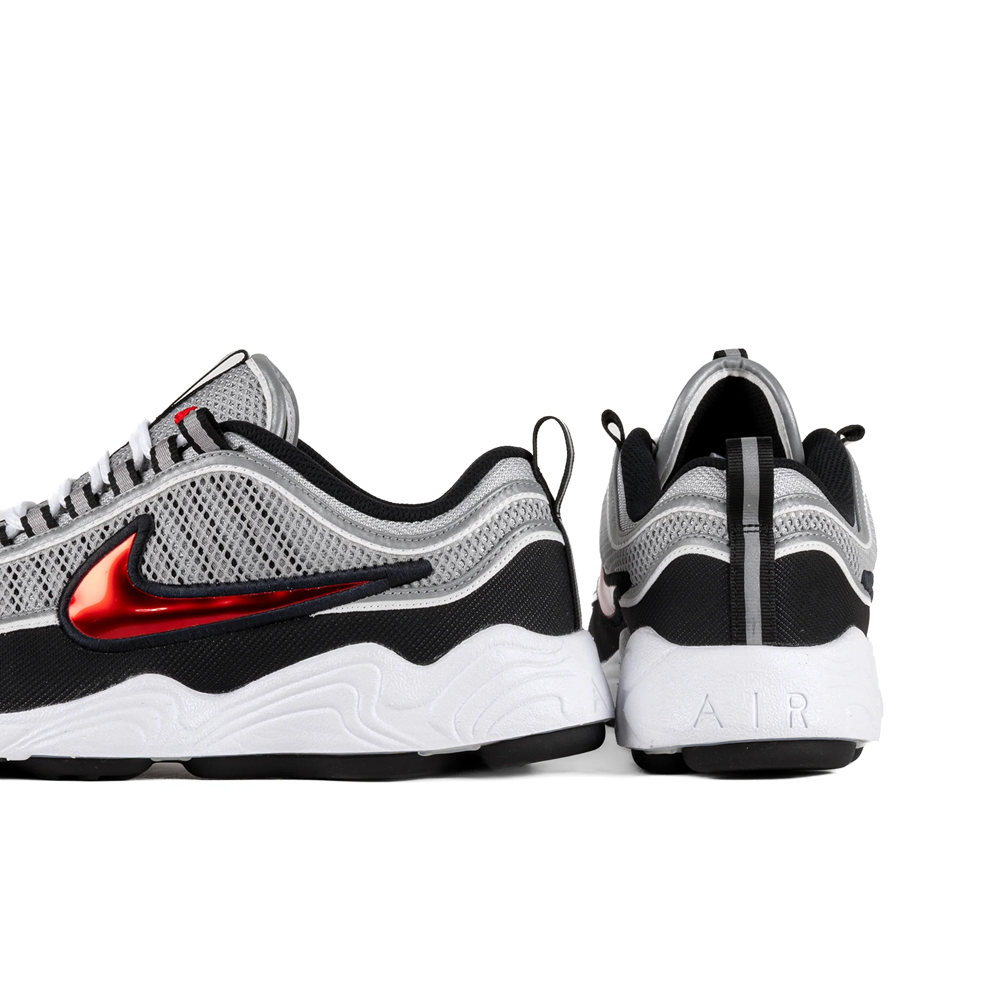 Nike Air Zoom Spiridon SP Metallic Silver/Sport Red/Black/White HF9117-001 - Image 7