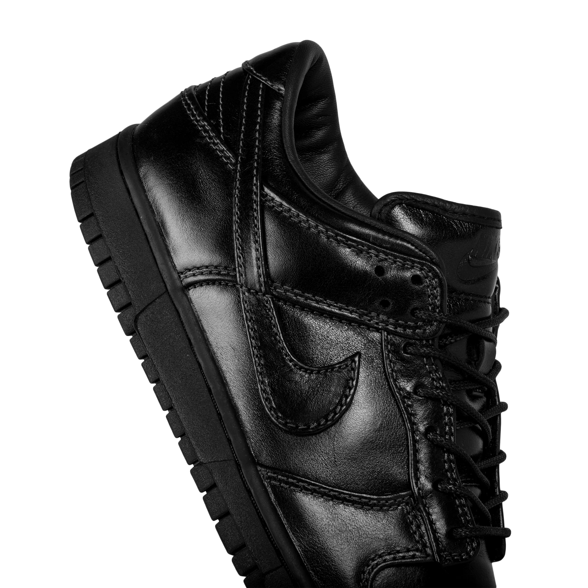 Nike Dunk Low Retro PRM QS Black/Black/Black IQ3342-001 - Image 3