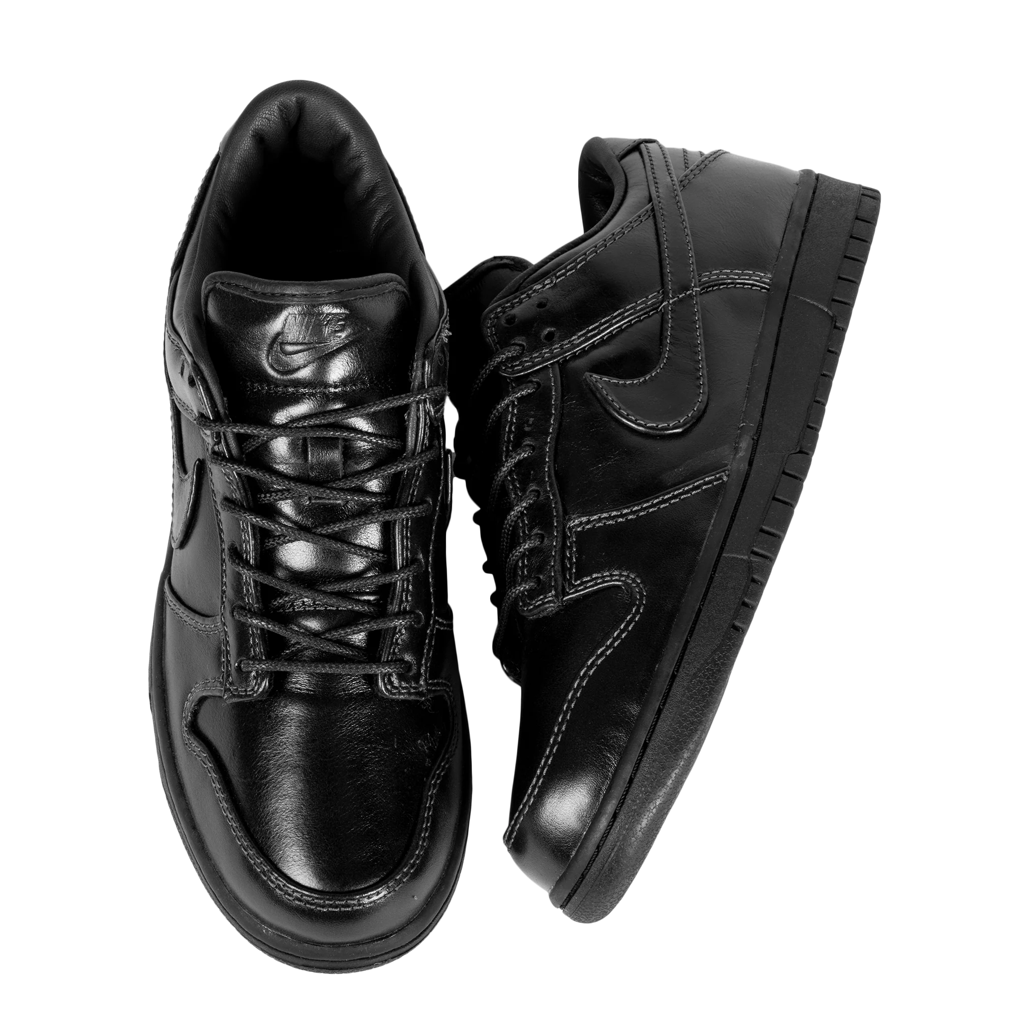 Nike Dunk Low Retro PRM QS Black/Black/Black IQ3342-001 - Image 5